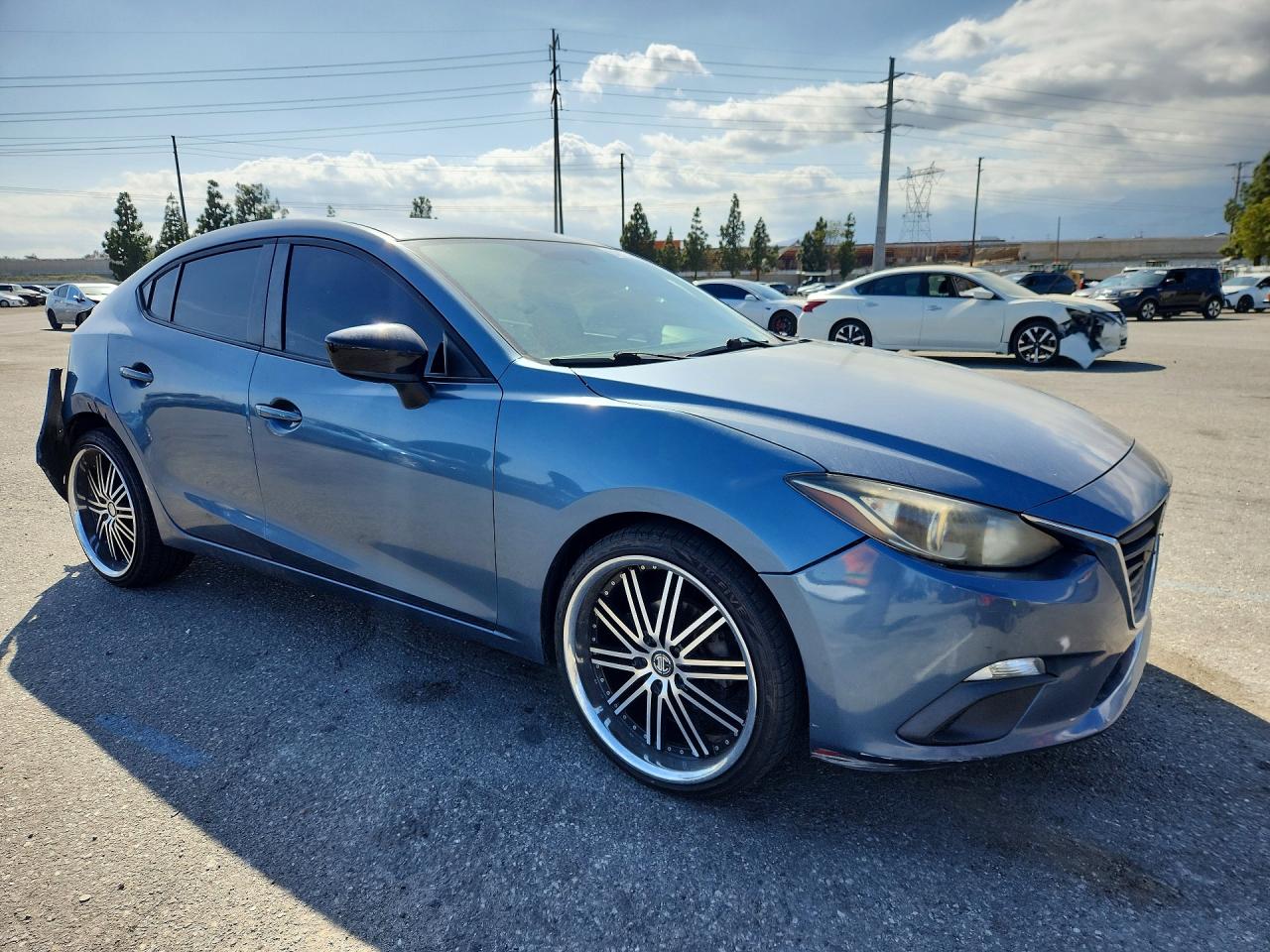 2014 Mazda 3 Sv Blue vin: JM1BM1T70E1163700