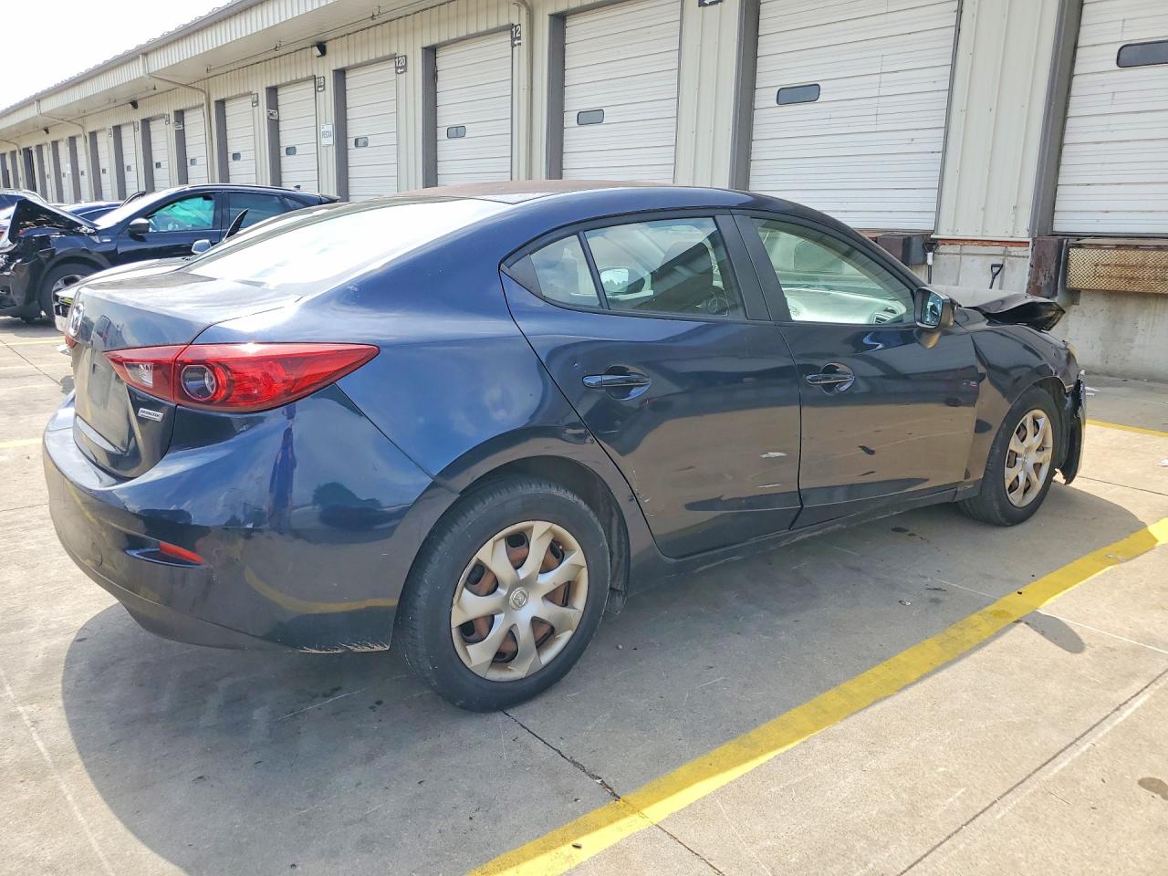 2014 Mazda 3 Sv Синий vin: JM1BM1T70E1173515