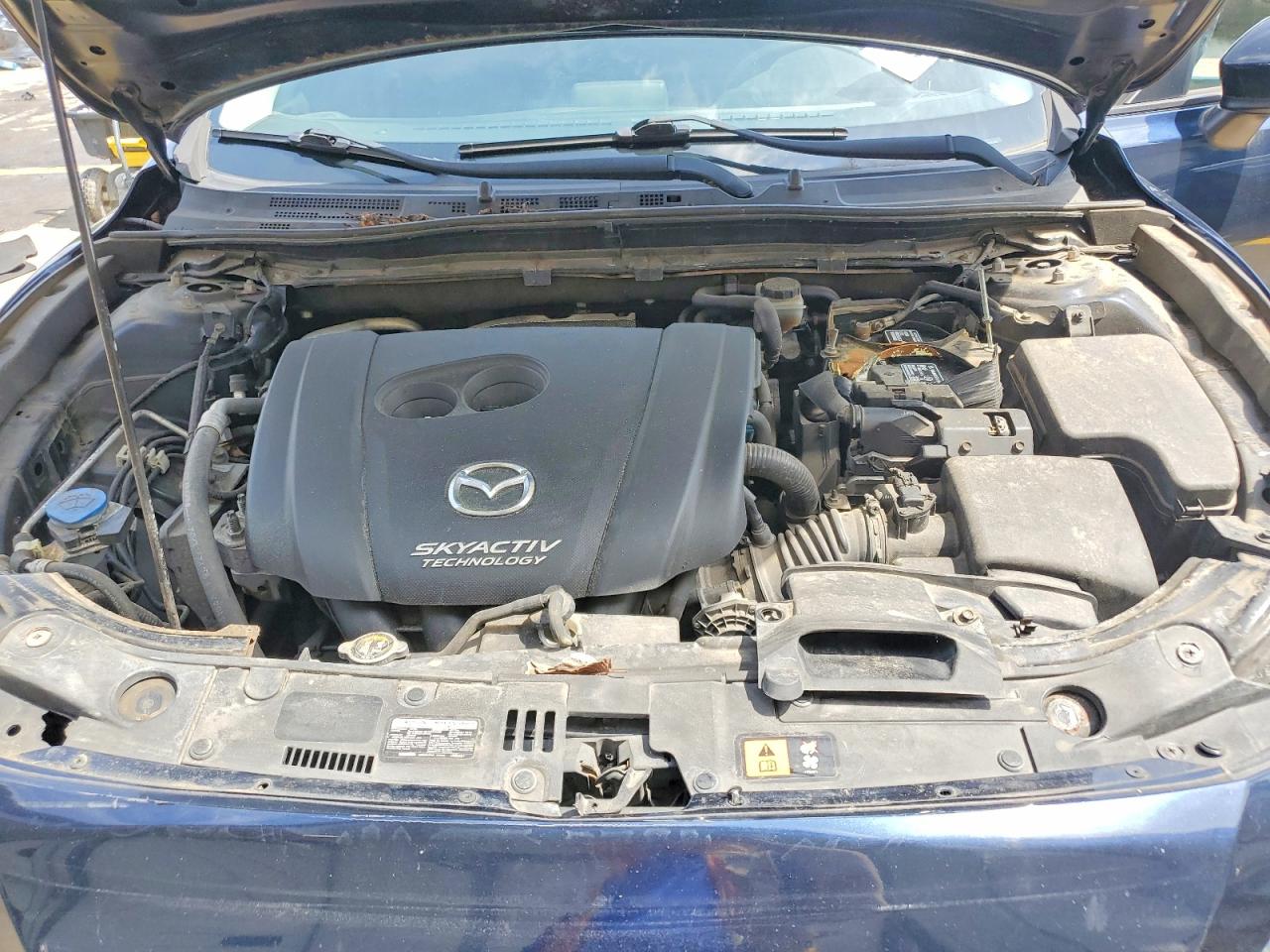 2014 Mazda 3 Sv Синий vin: JM1BM1T70E1173515