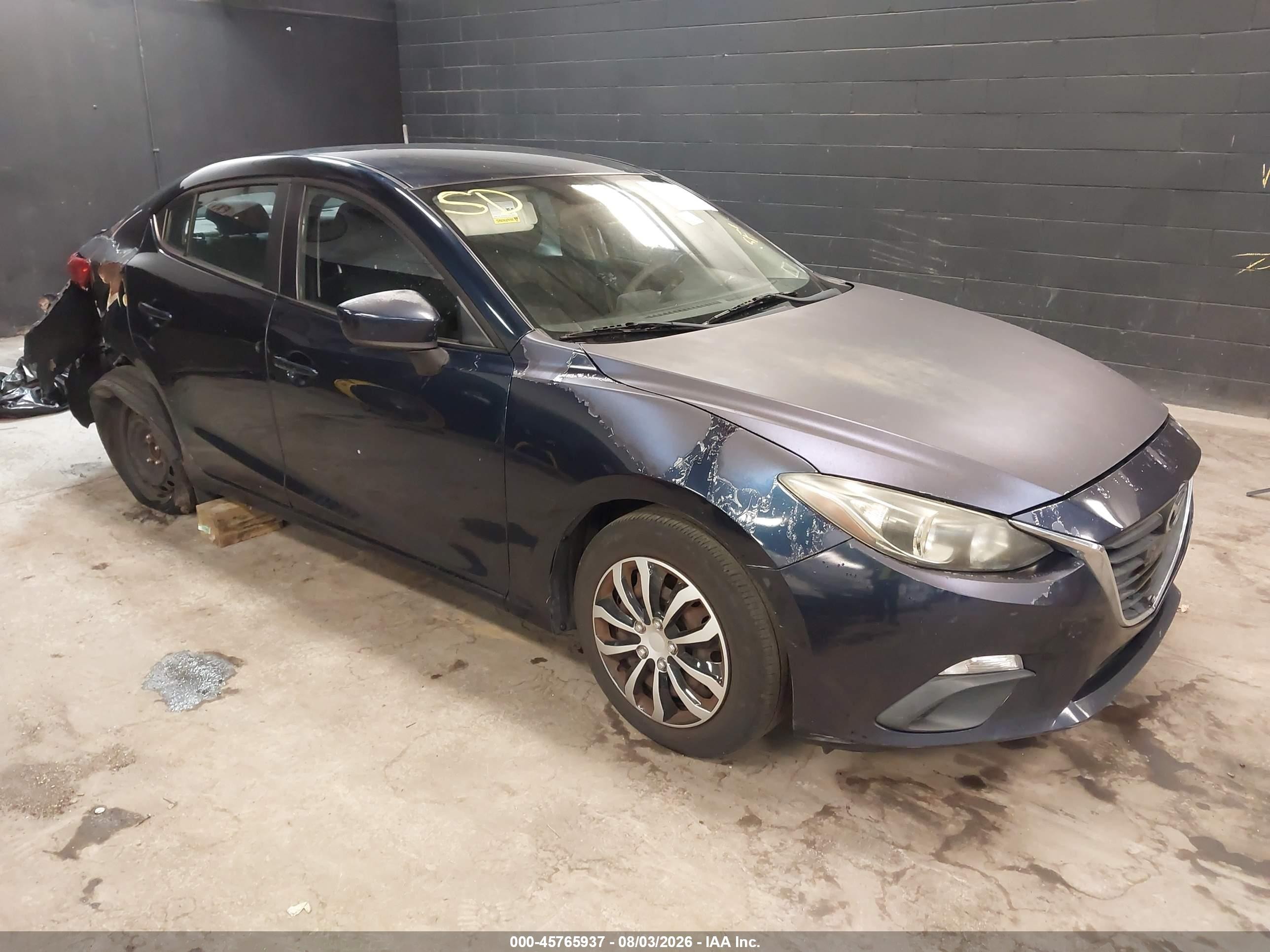 2015 Mazda Mazda3 I Sv Blue vin: JM1BM1T70F1272756
