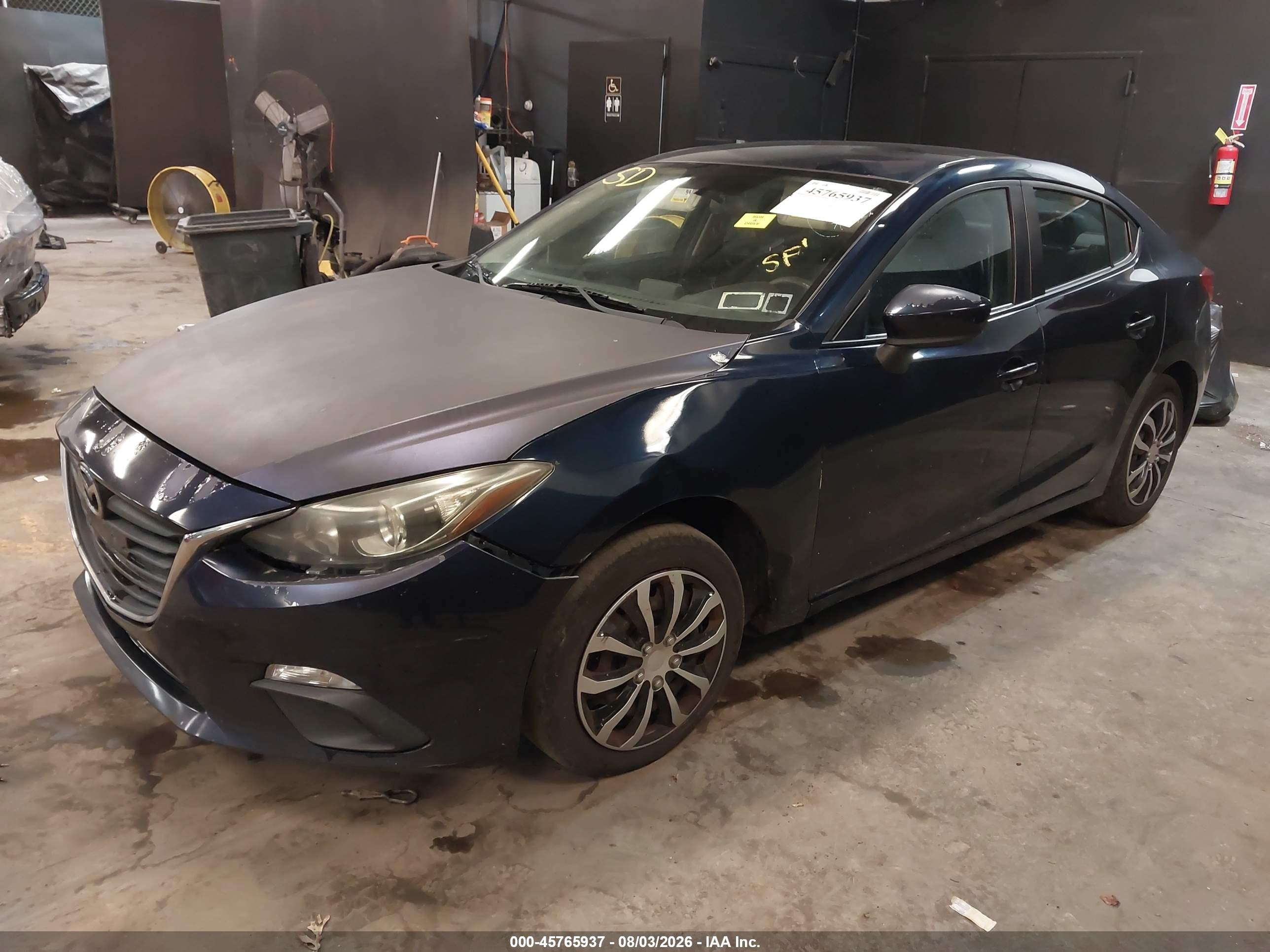 2015 Mazda Mazda3 I Sv Blue vin: JM1BM1T70F1272756