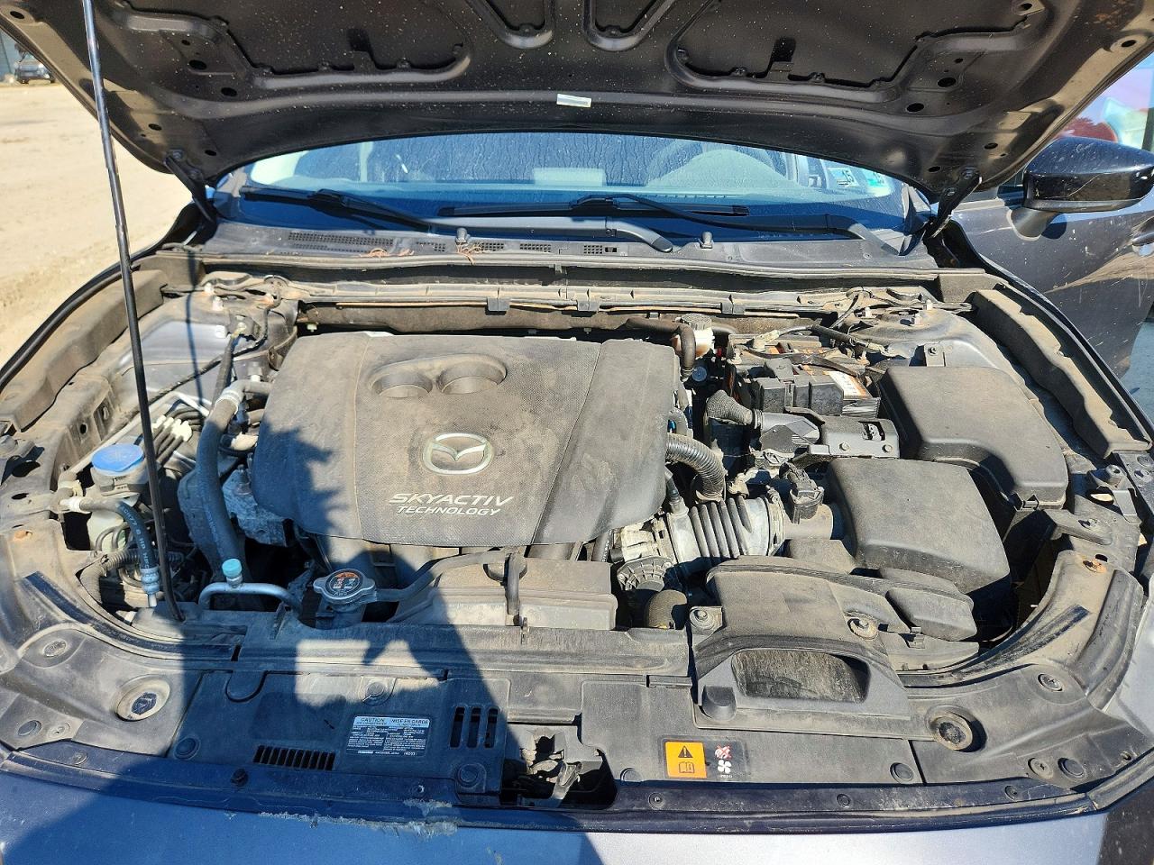 2014 Mazda 3 Sv Gray vin: JM1BM1T71E1155976