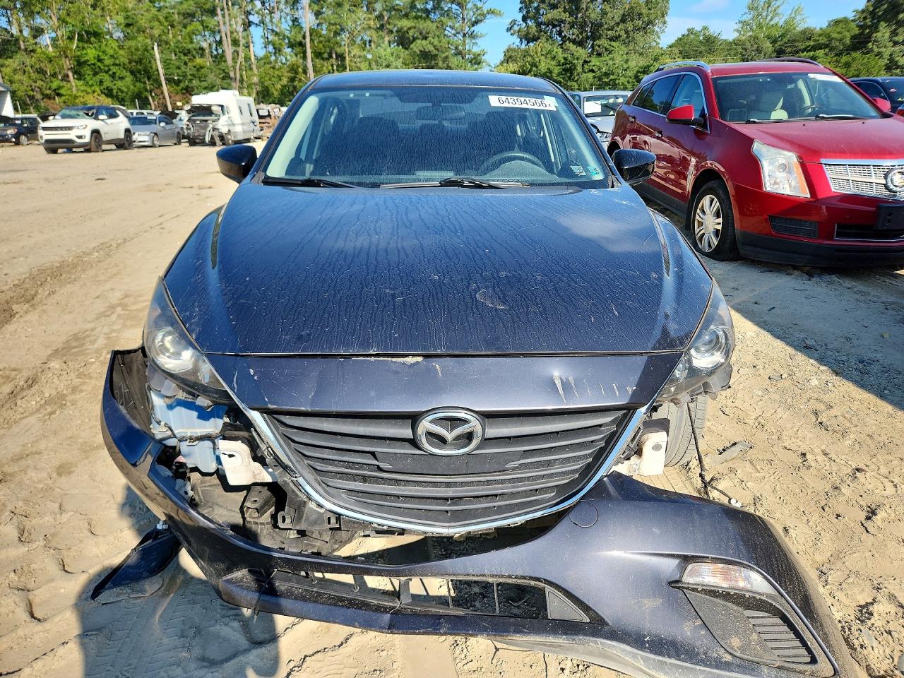 2014 Mazda 3 Sv Gray vin: JM1BM1T71E1155976