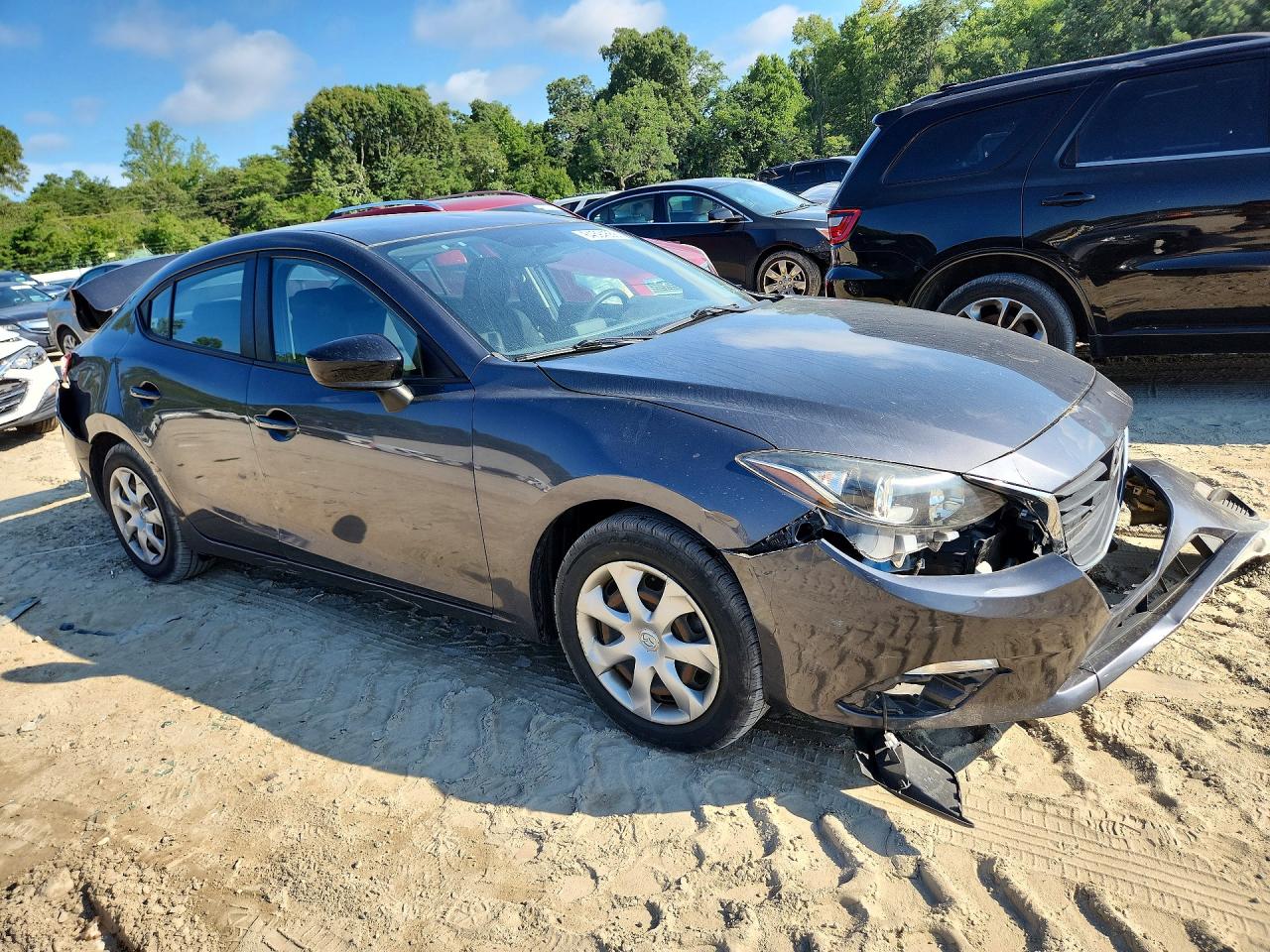 2014 Mazda 3 Sv Gray vin: JM1BM1T71E1155976