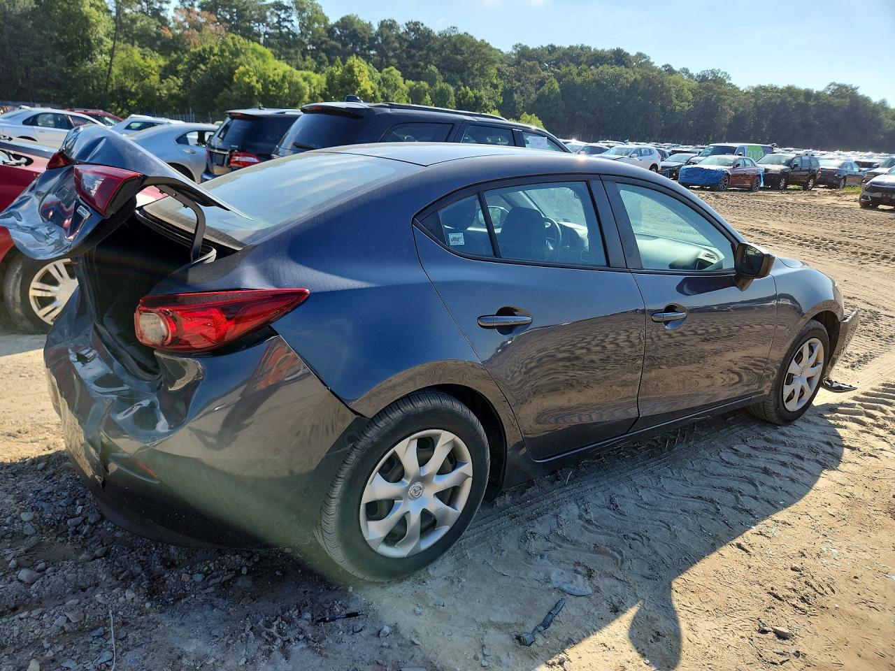 2014 Mazda 3 Sv Gray vin: JM1BM1T71E1155976
