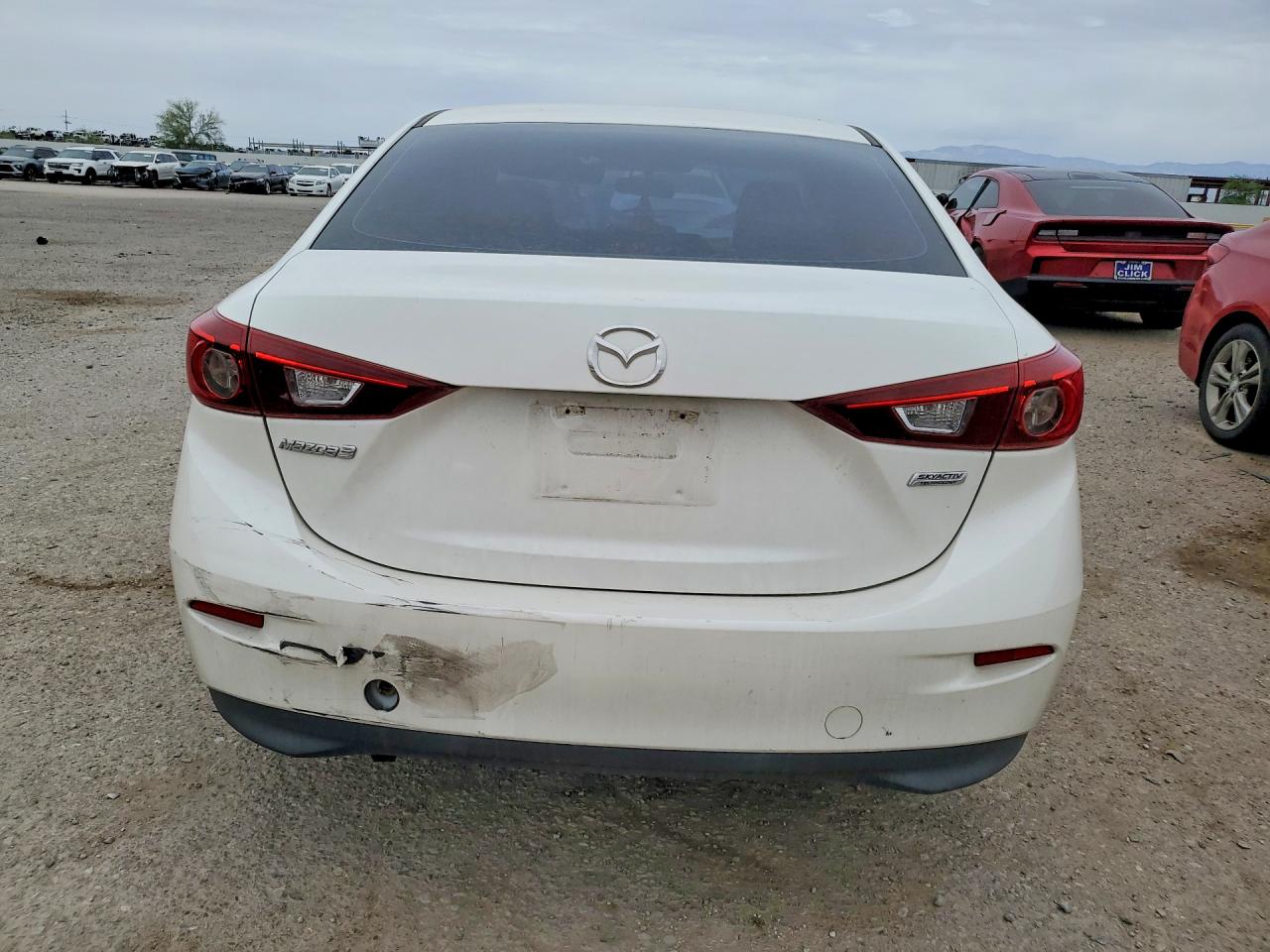 2014 Mazda 3 Sv White vin: JM1BM1T71E1195815
