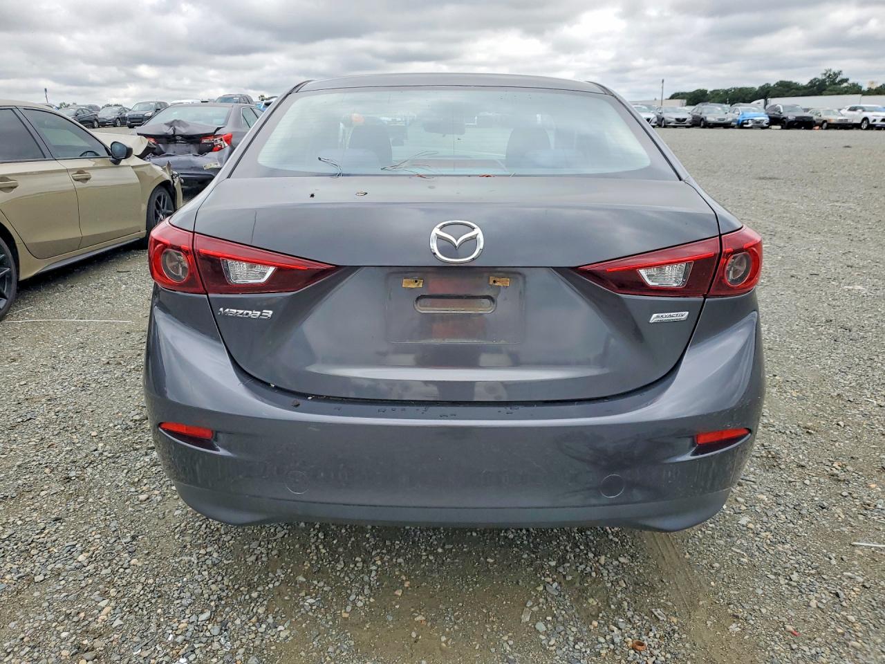 2014 Mazda 3 Sv Gray vin: JM1BM1T71E1195944