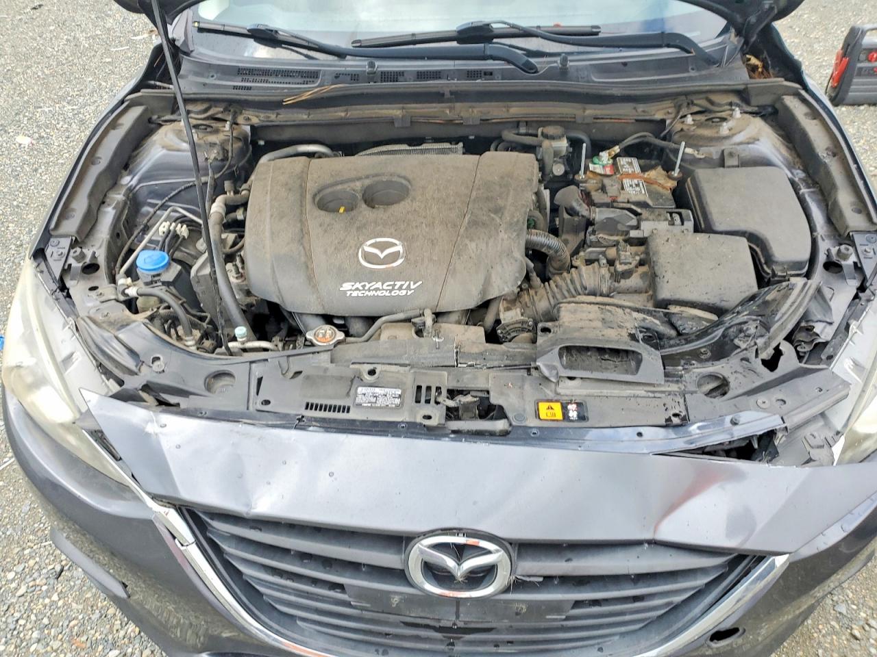 2014 Mazda 3 Sv Gray vin: JM1BM1T71E1195944