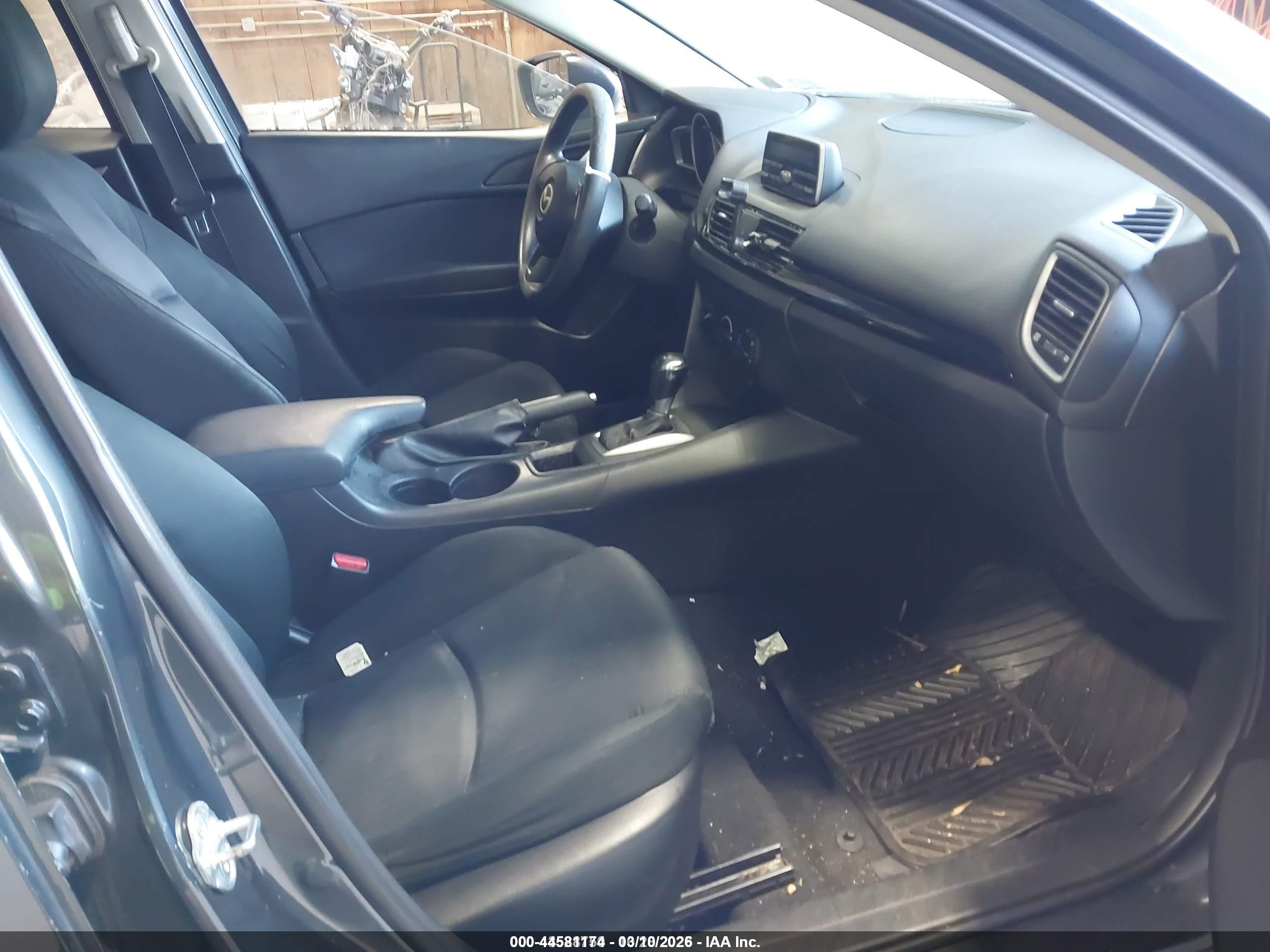 2015 Mazda Mazda3 I Sv Gray vin: JM1BM1T71F1224585