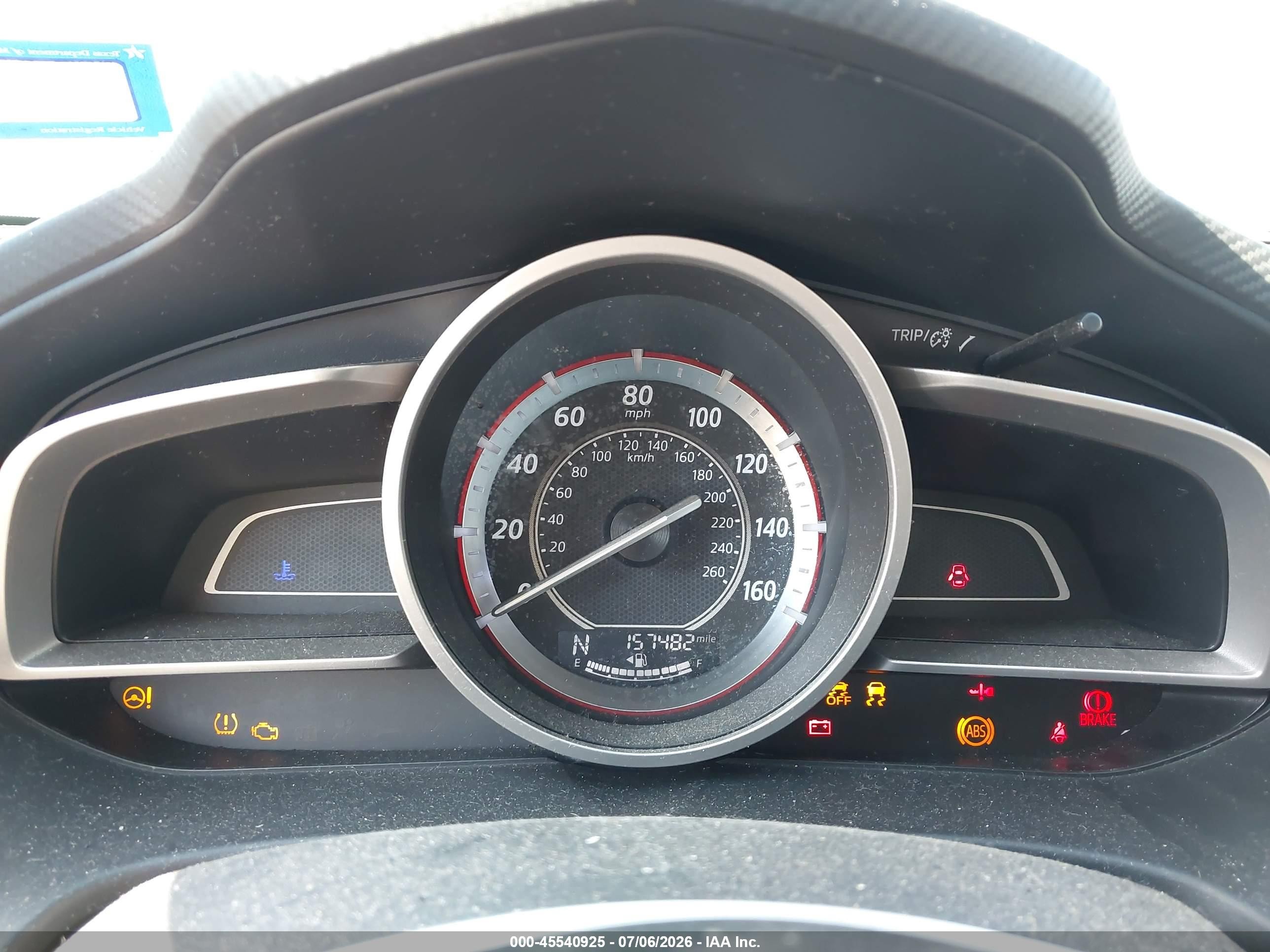 2015 Mazda Mazda3 I Sv Red vin: JM1BM1T71F1232590