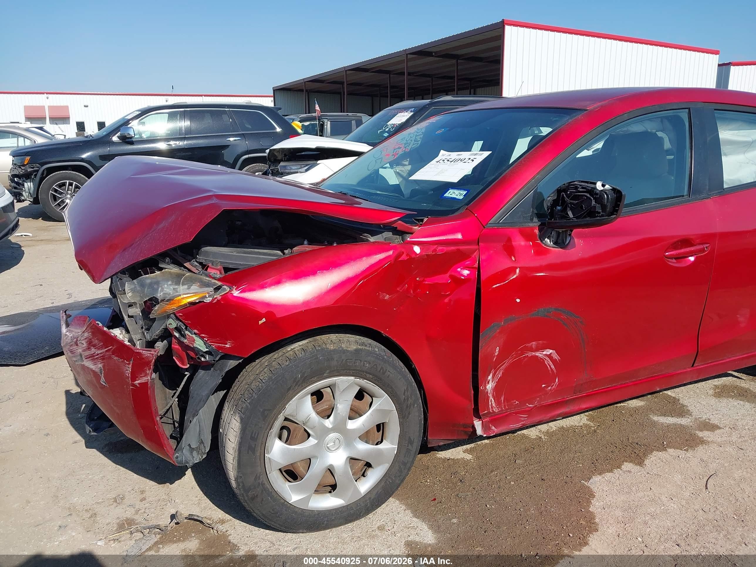 2015 Mazda Mazda3 I Sv Red vin: JM1BM1T71F1232590