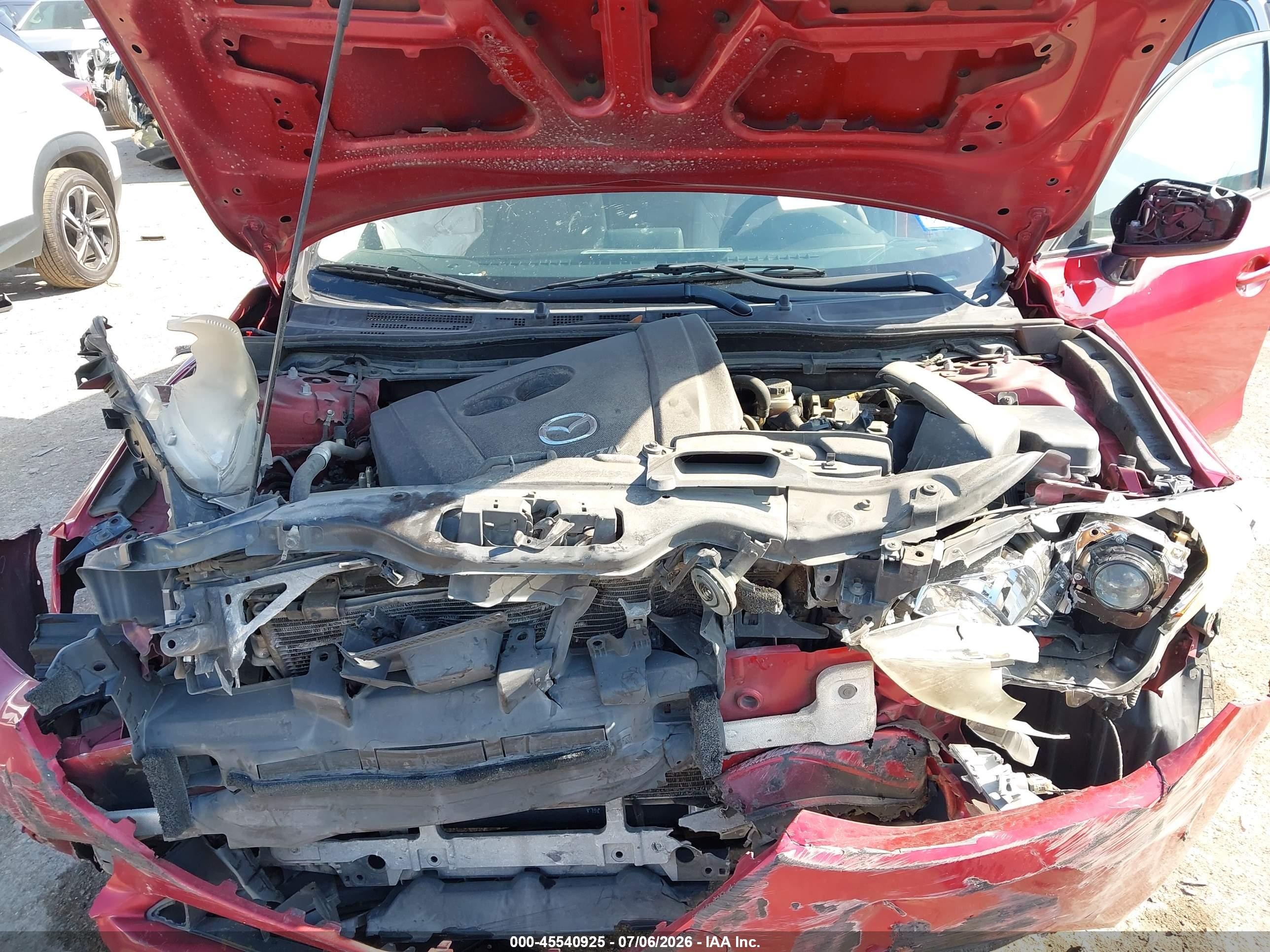 2015 Mazda Mazda3 I Sv Red vin: JM1BM1T71F1232590