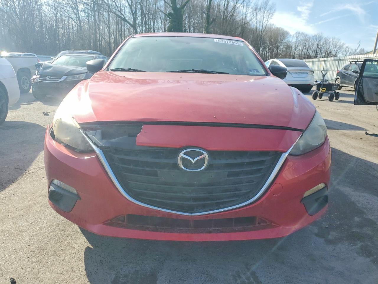 2015 Mazda 3 Red vin: JM1BM1T71F1234002