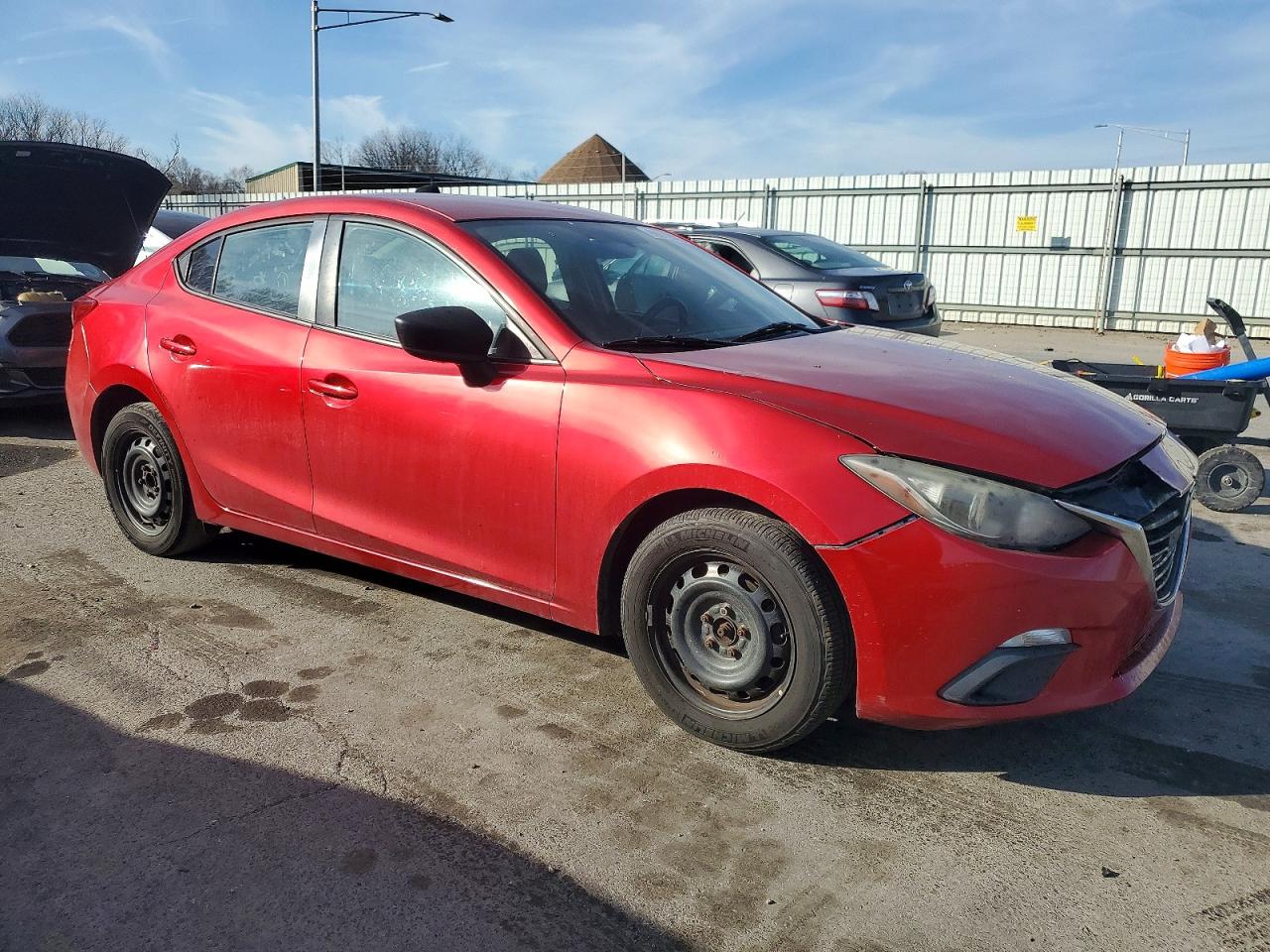 2015 Mazda 3 Red vin: JM1BM1T71F1234002
