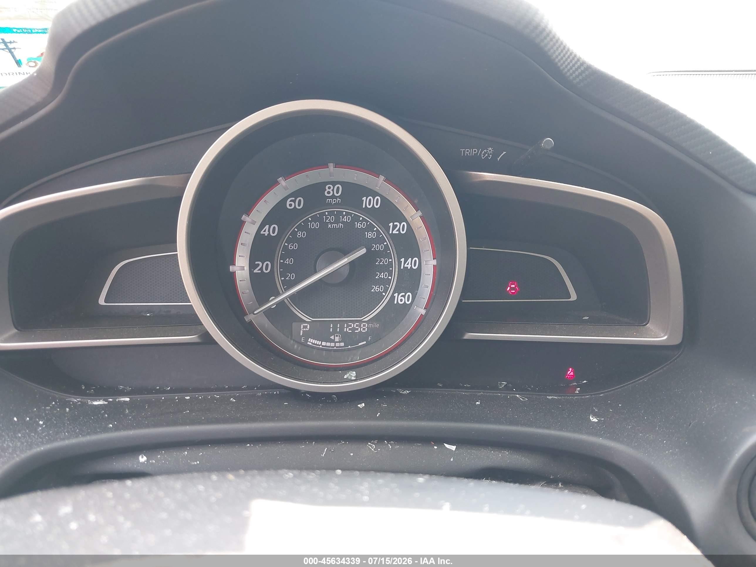2015 Mazda Mazda3 I Sv Gray vin: JM1BM1T71F1235957