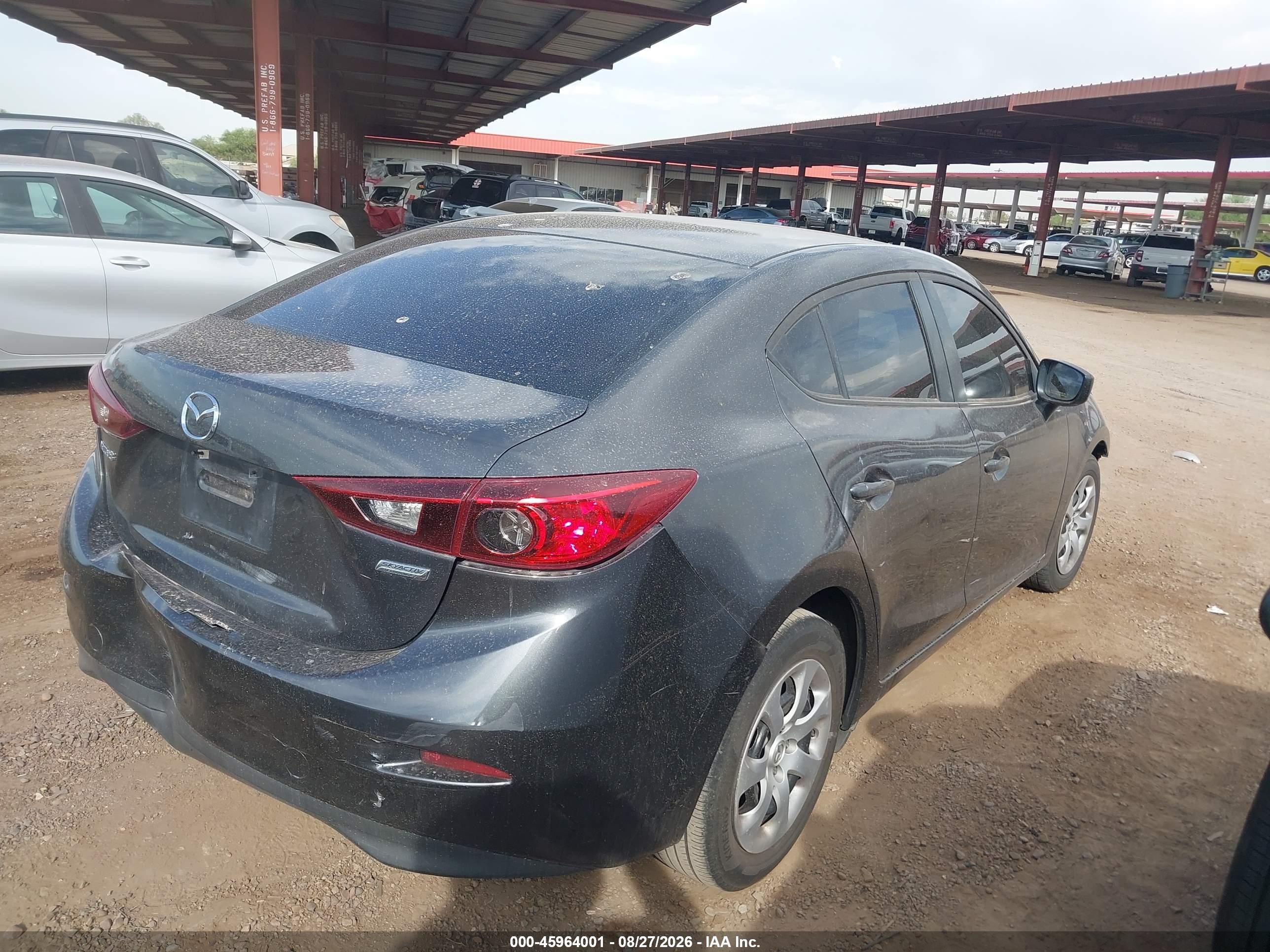 2015 Mazda Mazda3 I Sv Silver vin: JM1BM1T71F1246294