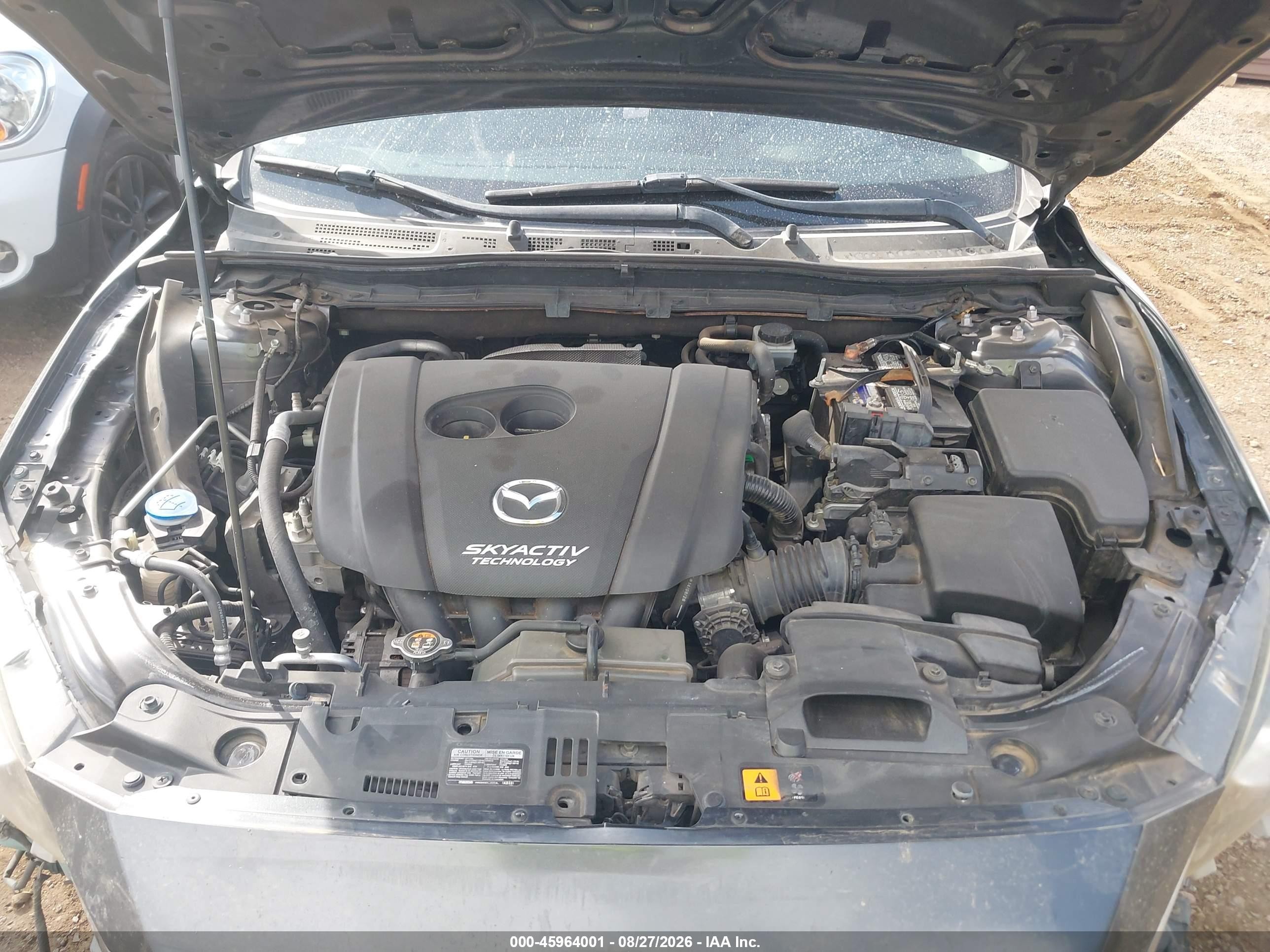 2015 Mazda Mazda3 I Sv Silver vin: JM1BM1T71F1246294