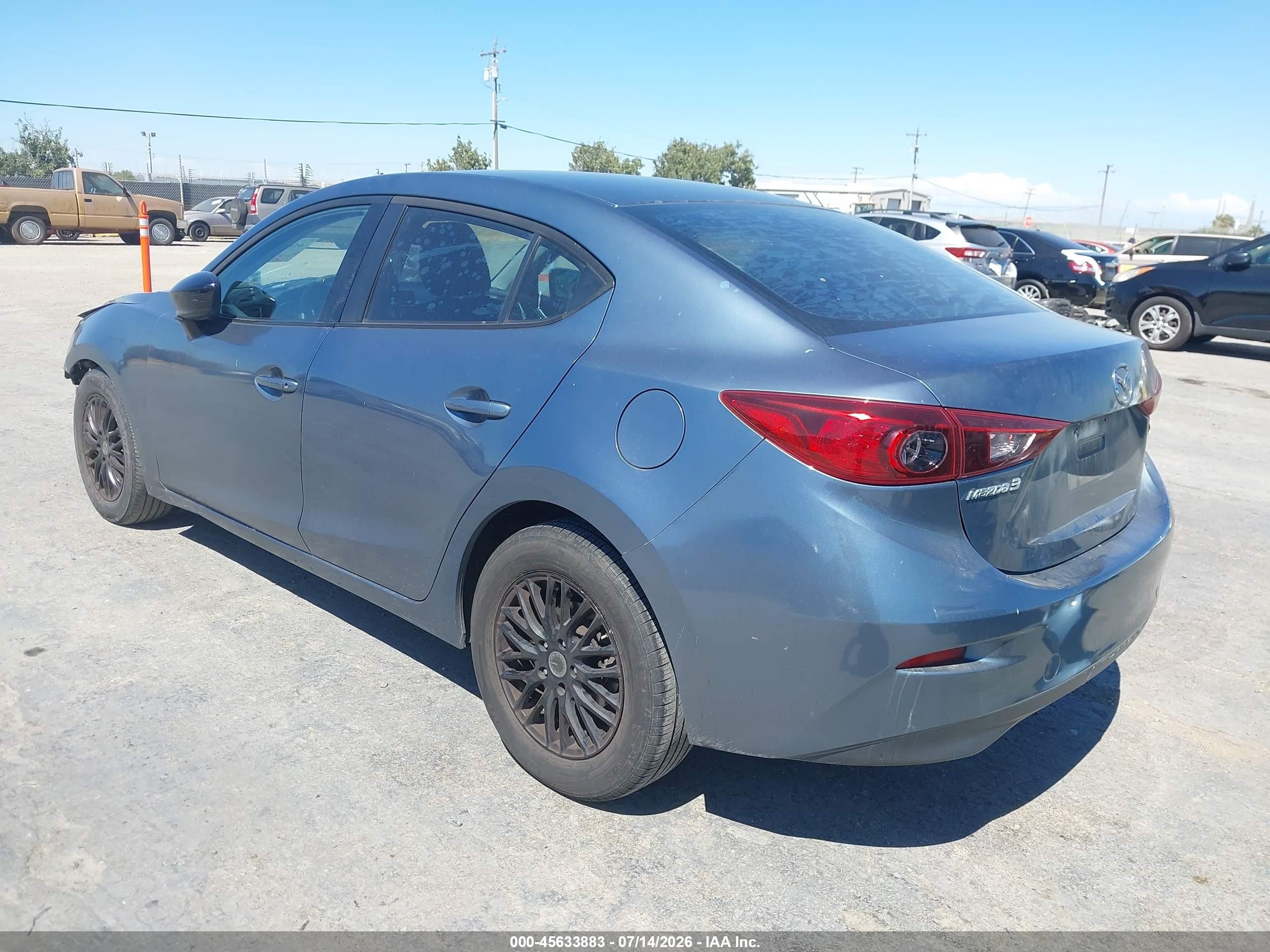 2015 Mazda Mazda3 I Sv Blue vin: JM1BM1T72F1226751