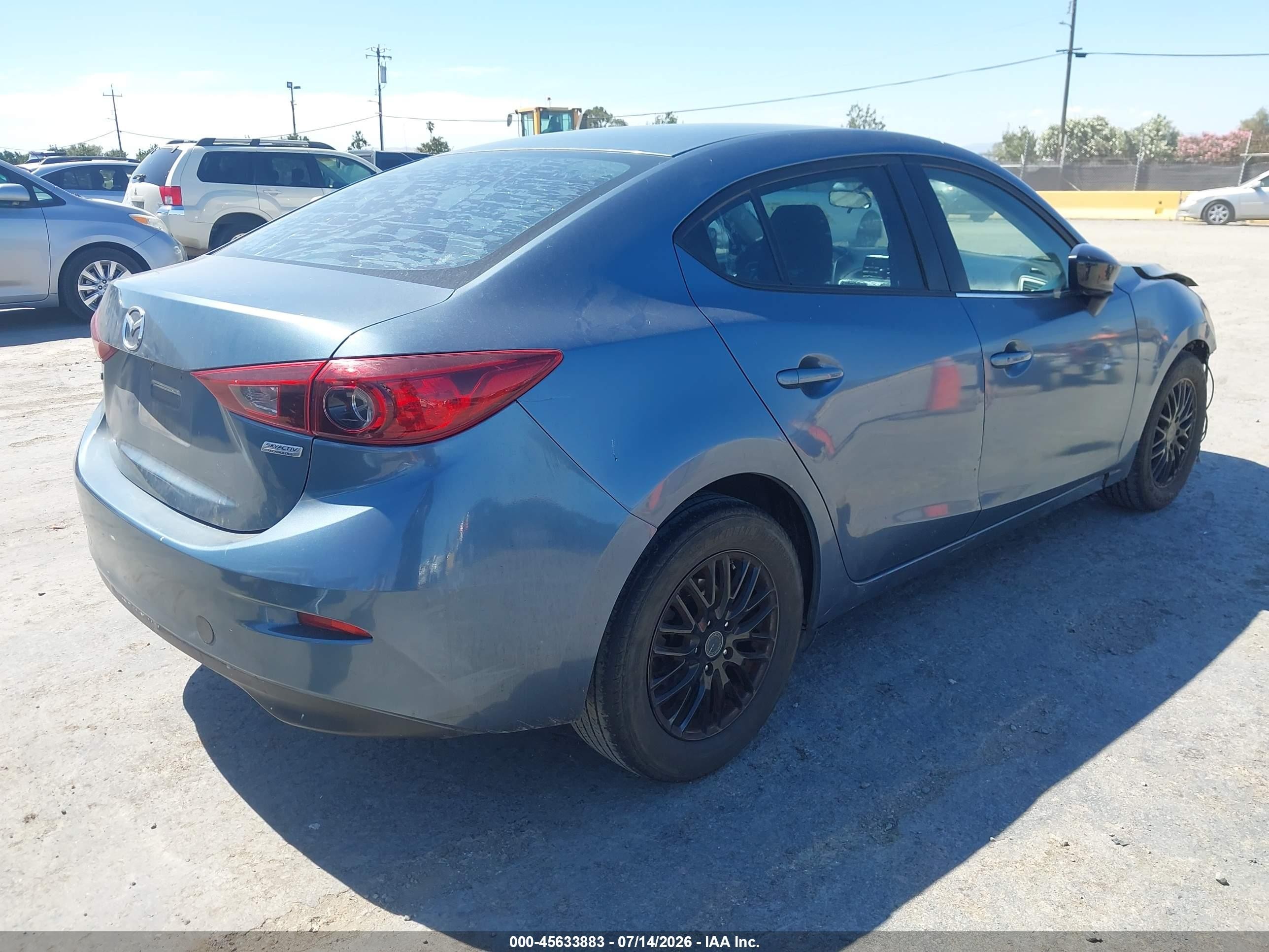 2015 Mazda Mazda3 I Sv Blue vin: JM1BM1T72F1226751
