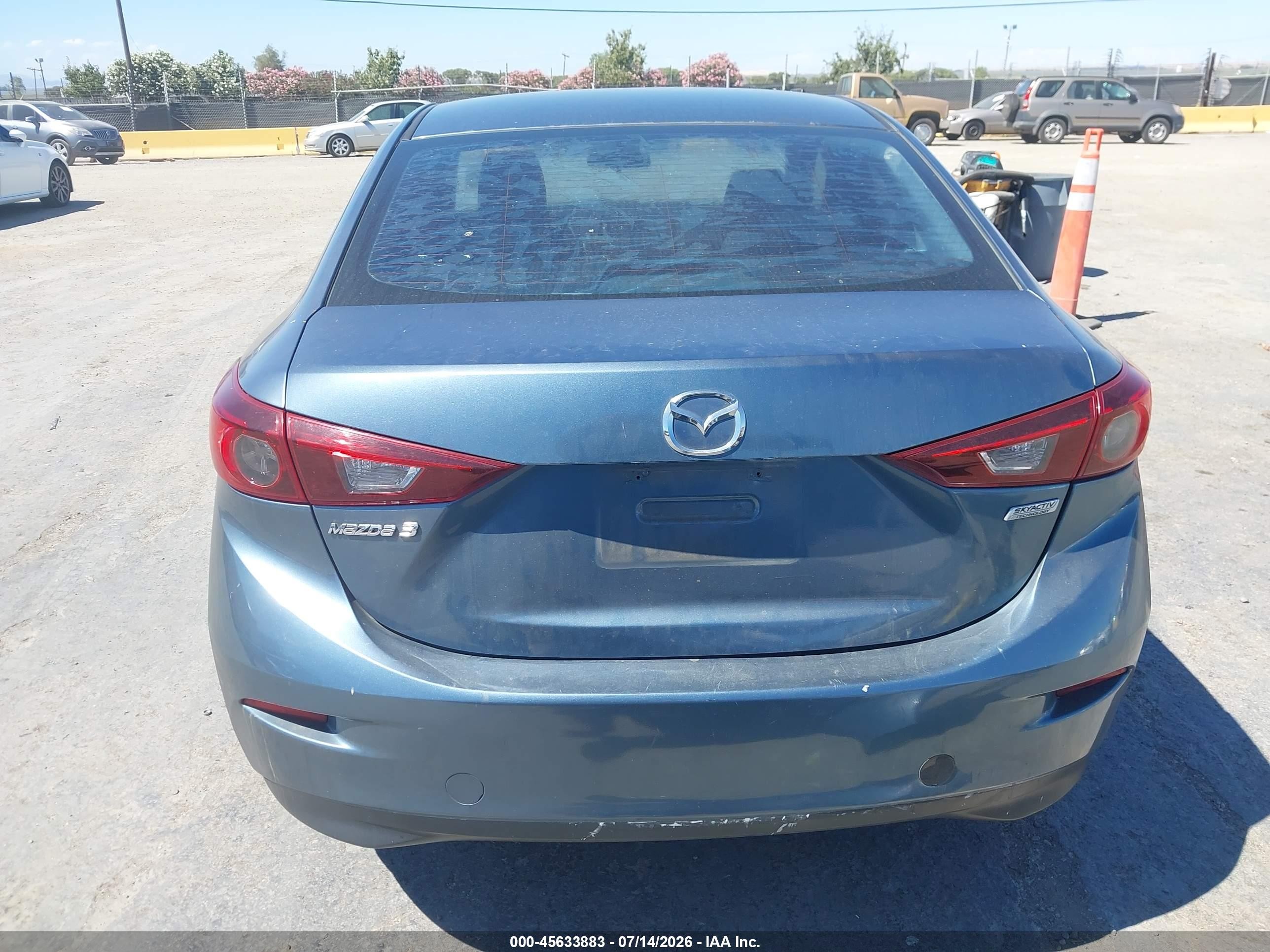 2015 Mazda Mazda3 I Sv Blue vin: JM1BM1T72F1226751