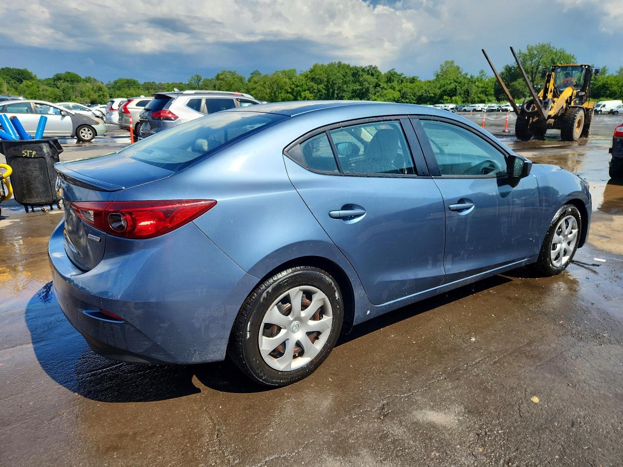 2015 Mazda 3 Sv Blue vin: JM1BM1T72F1240052