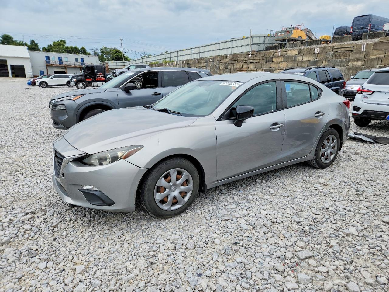 2014 Mazda 3 Sv Silver vin: JM1BM1T73E1147264