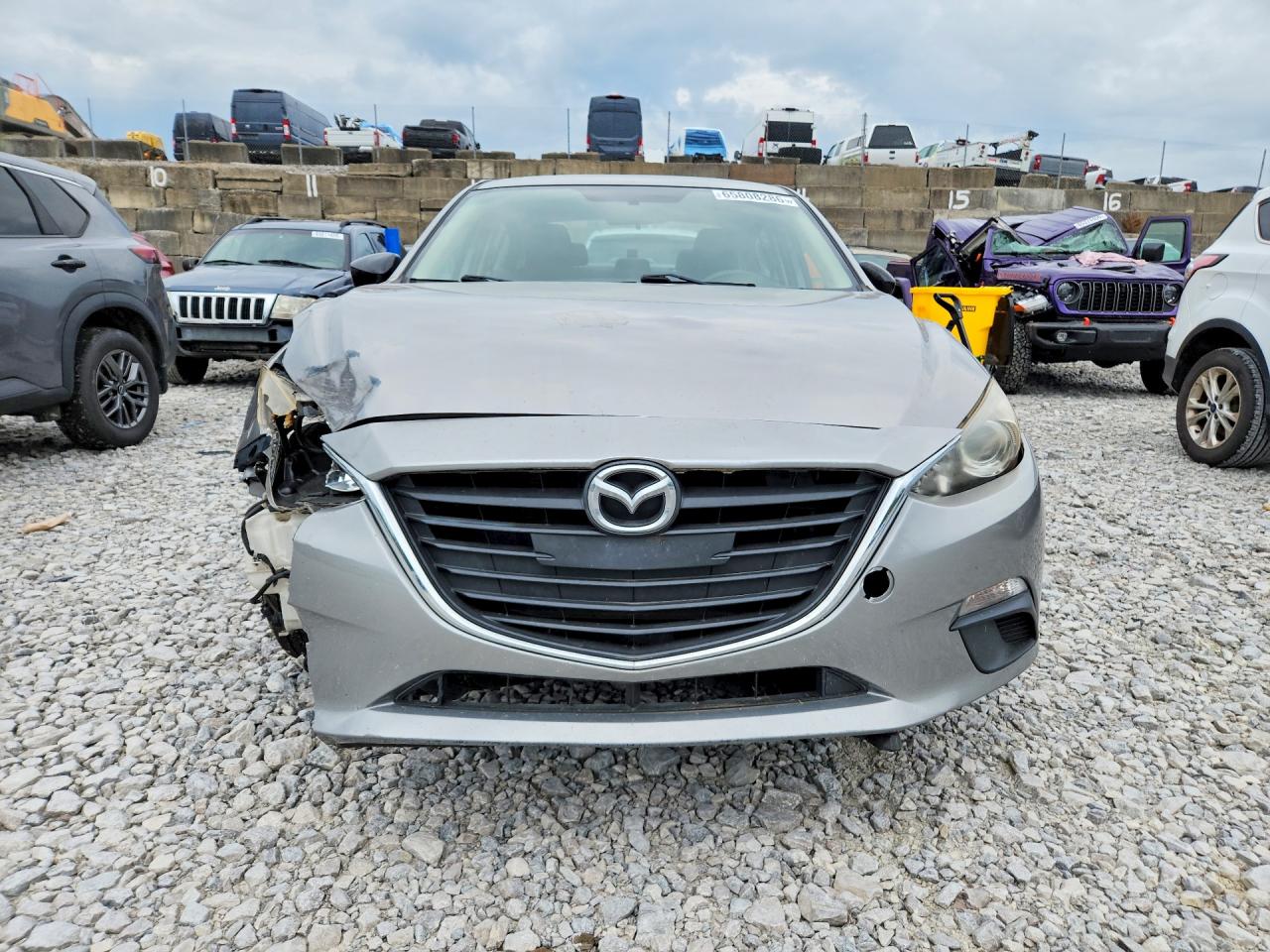 2014 Mazda 3 Sv Silver vin: JM1BM1T73E1147264