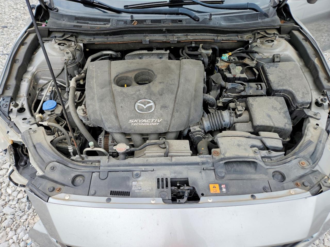 2014 Mazda 3 Sv Silver vin: JM1BM1T73E1147264