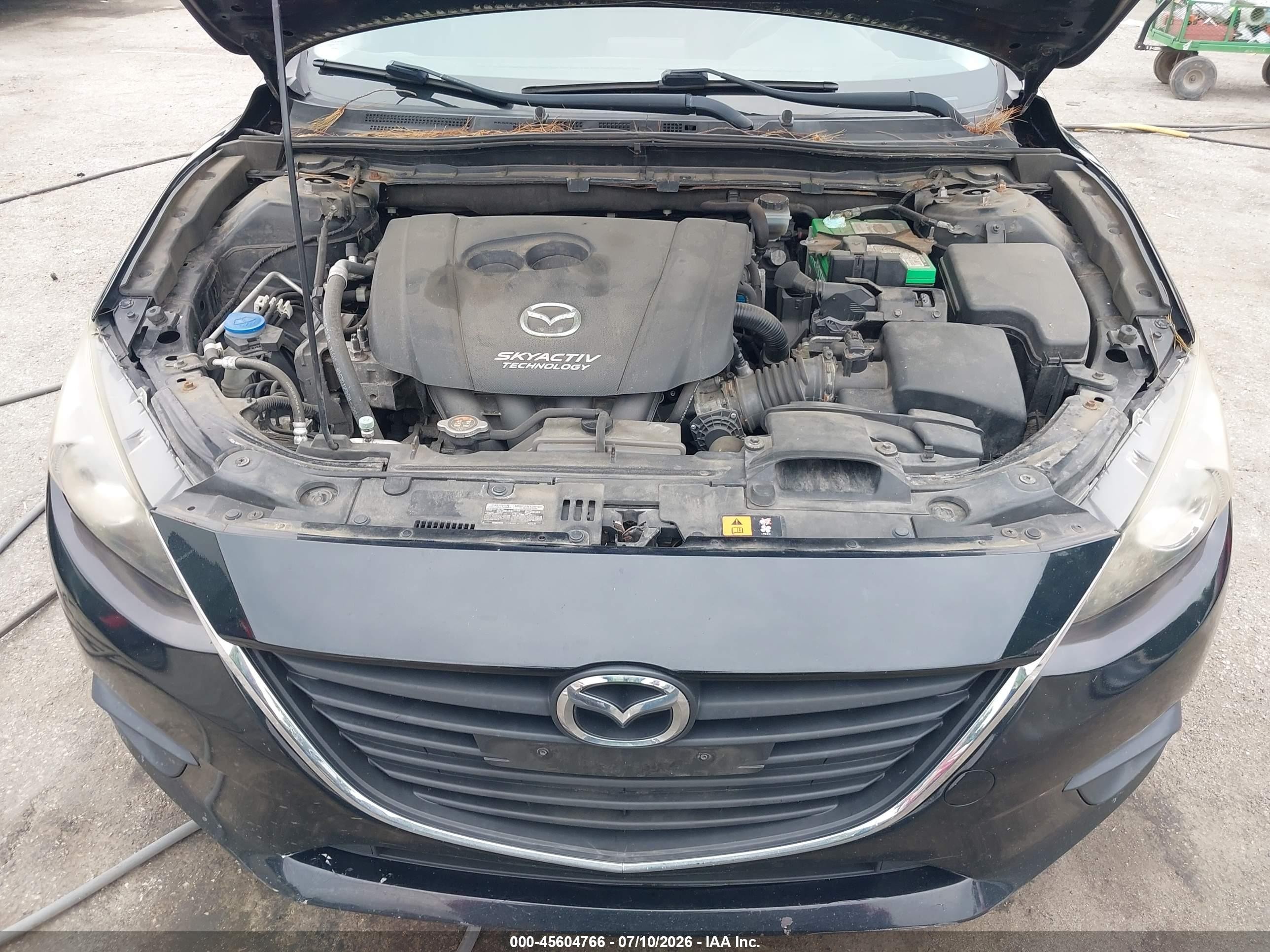 2014 Mazda Mazda3 I Sv Черный vin: JM1BM1T73E1158040