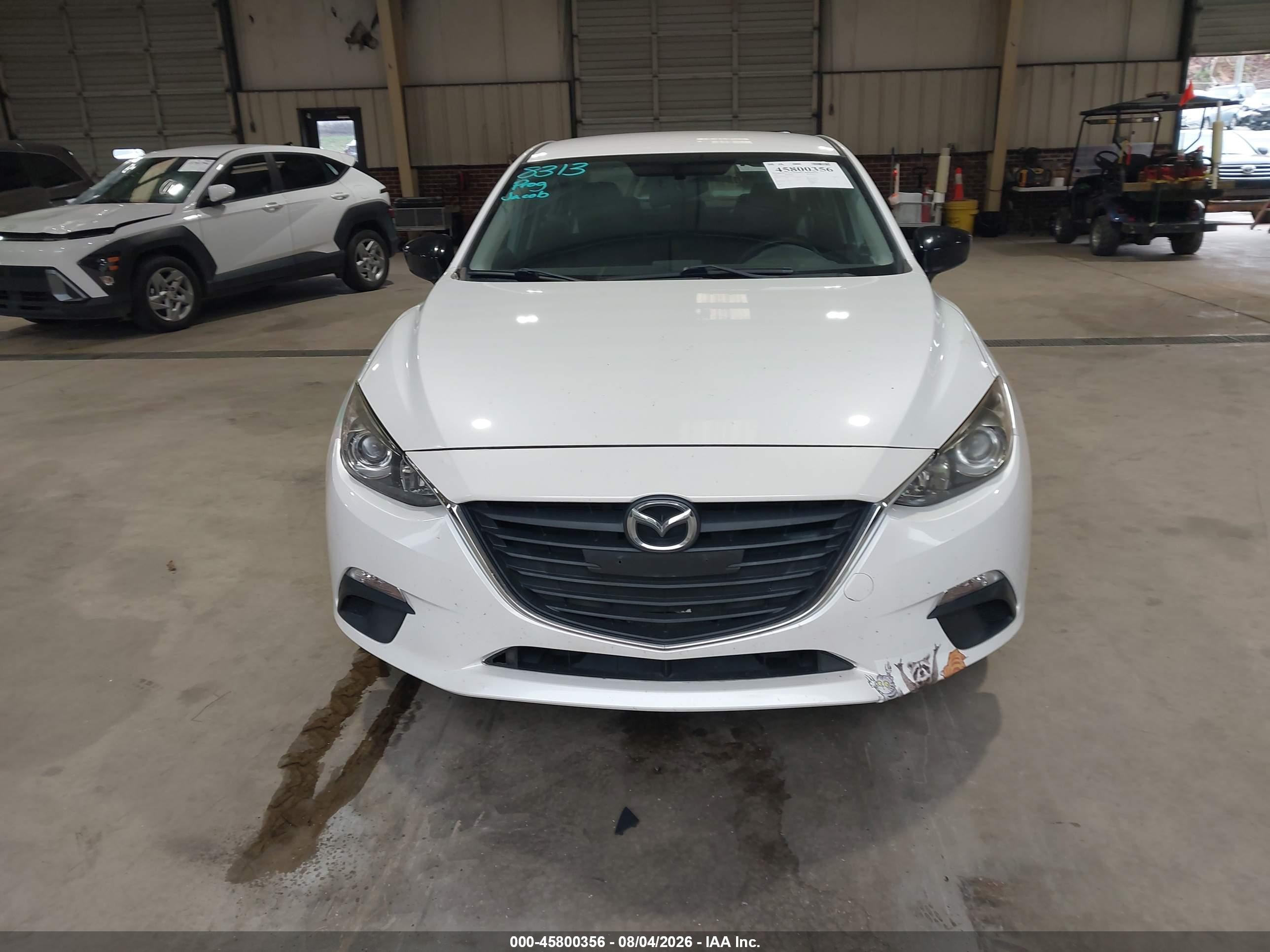 2015 Mazda Mazda3 I Sv Белый vin: JM1BM1T73F1266126