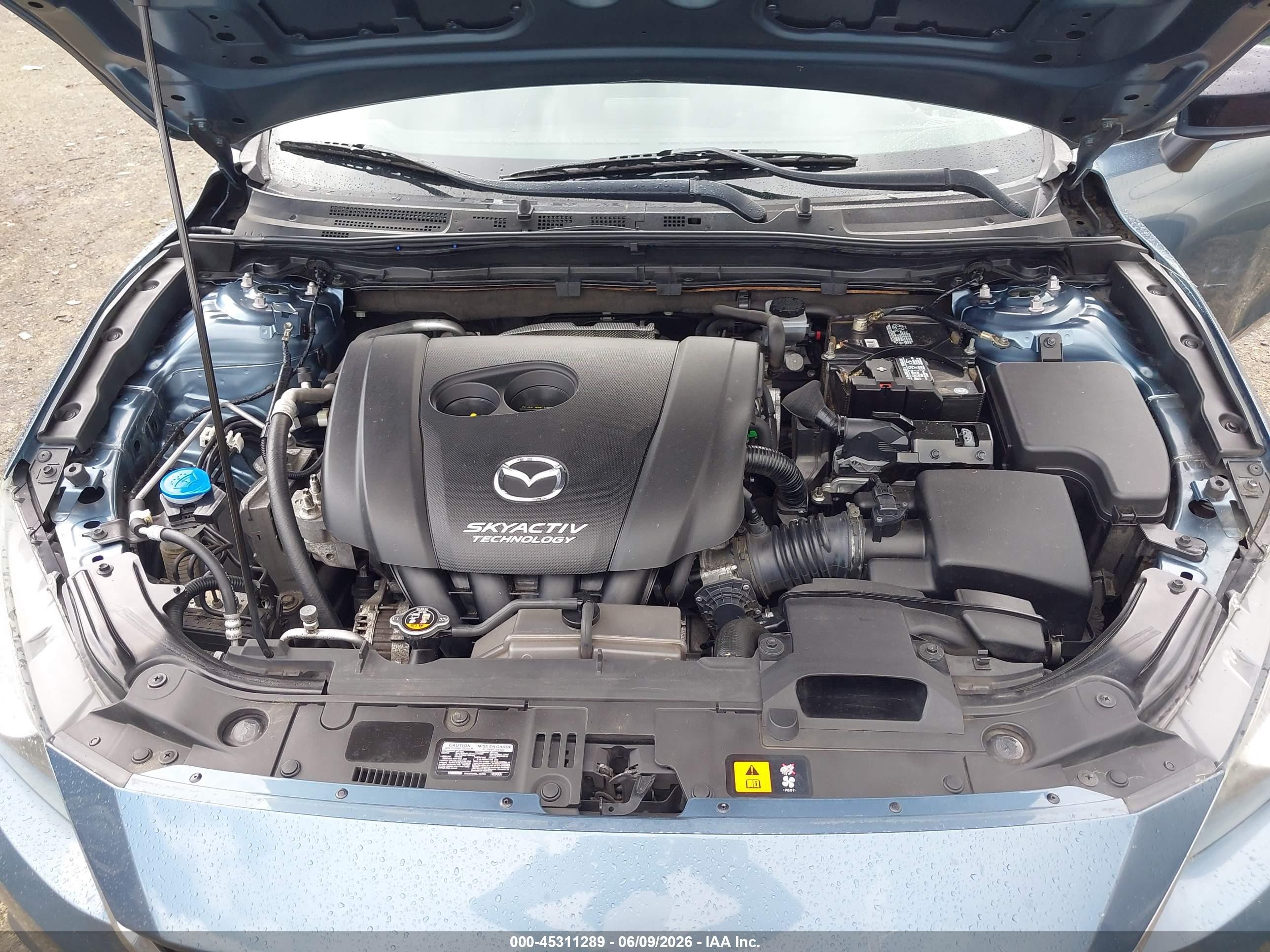 2015 Mazda Mazda3 I Sv Blue vin: JM1BM1T74F1272937