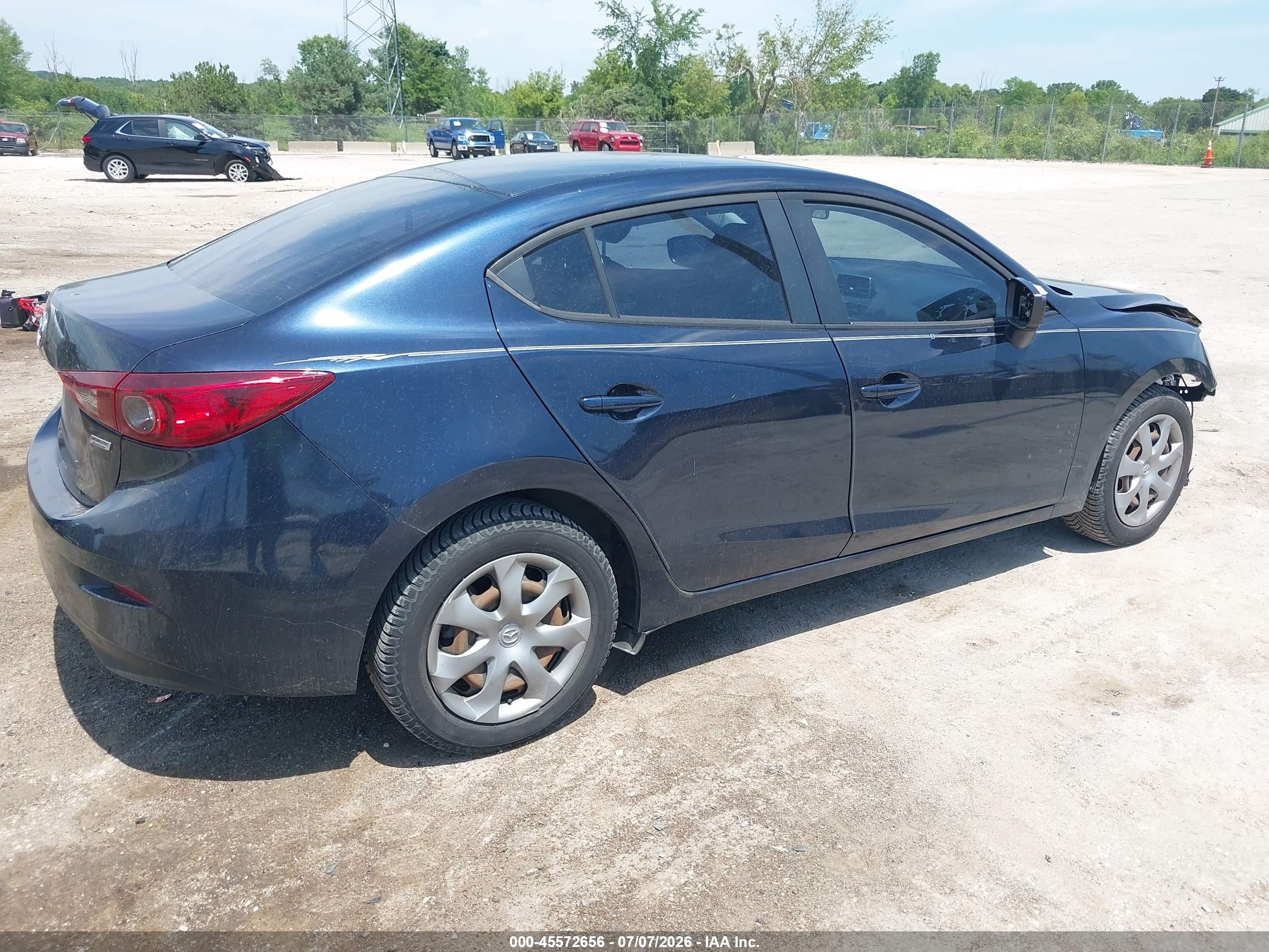 2015 Mazda Mazda3 I Sv Blue vin: JM1BM1T75F1269447