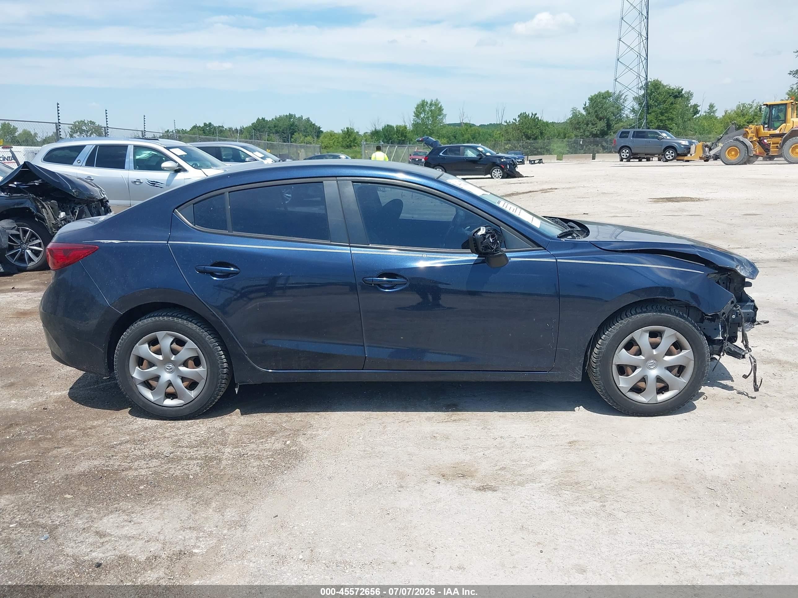 2015 Mazda Mazda3 I Sv Blue vin: JM1BM1T75F1269447