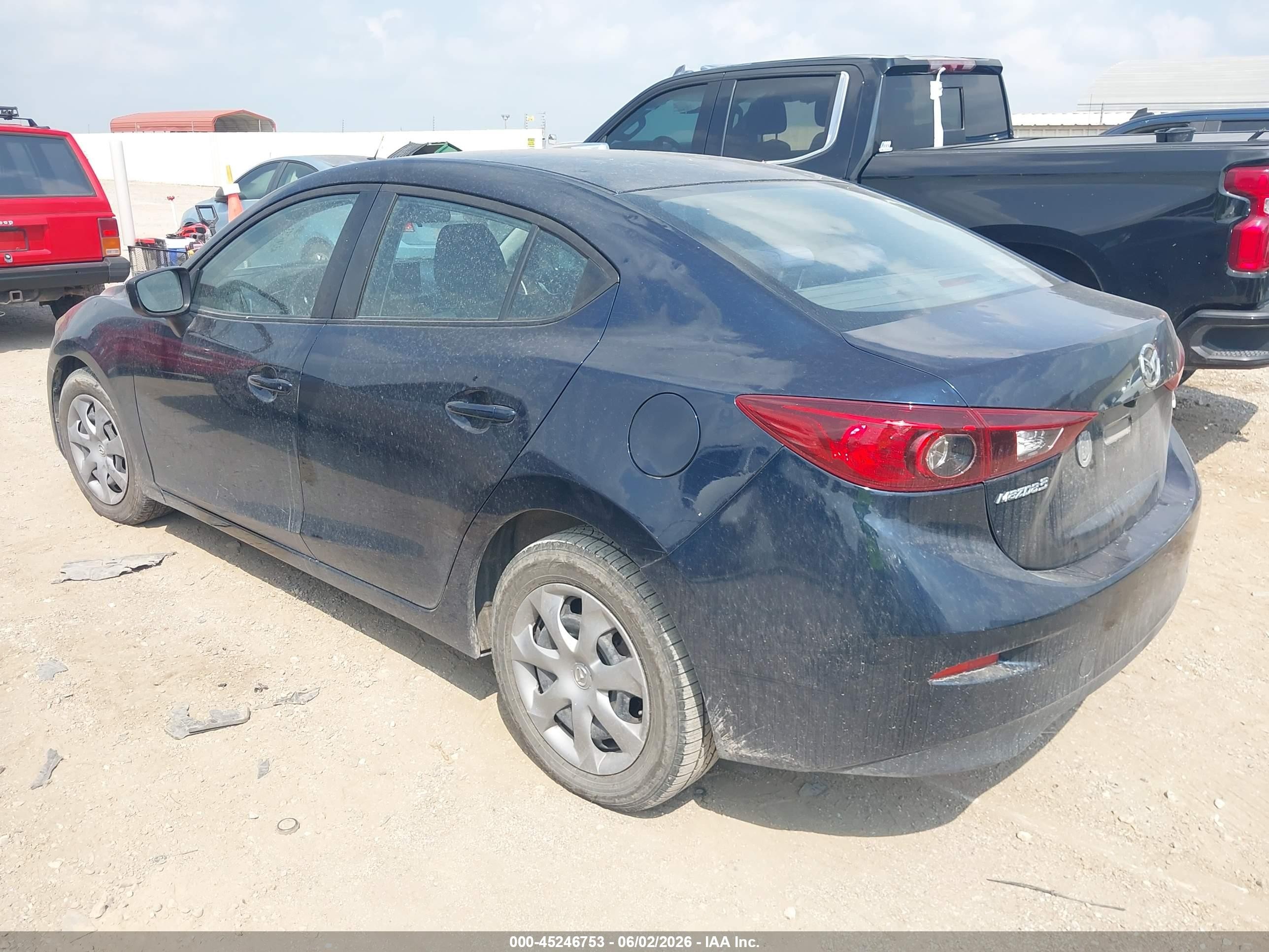 2014 Mazda Mazda3 I Sv Blue vin: JM1BM1T76E1125422