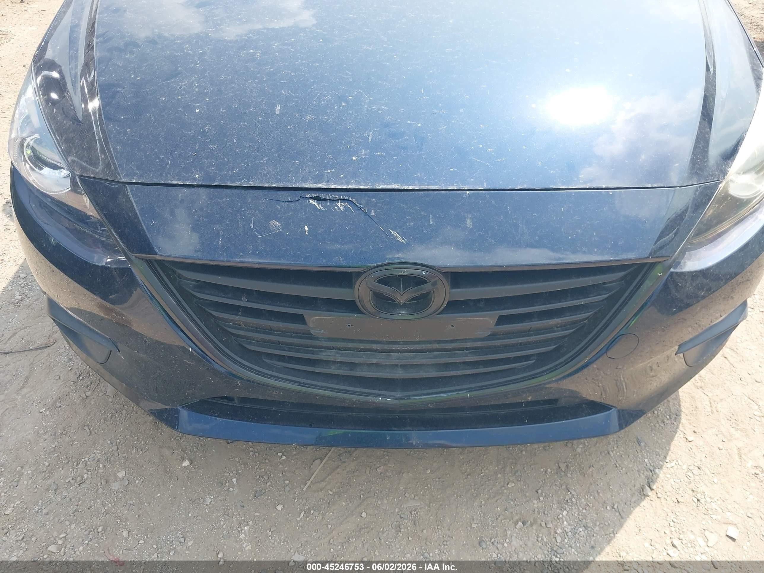 2014 Mazda Mazda3 I Sv Blue vin: JM1BM1T76E1125422