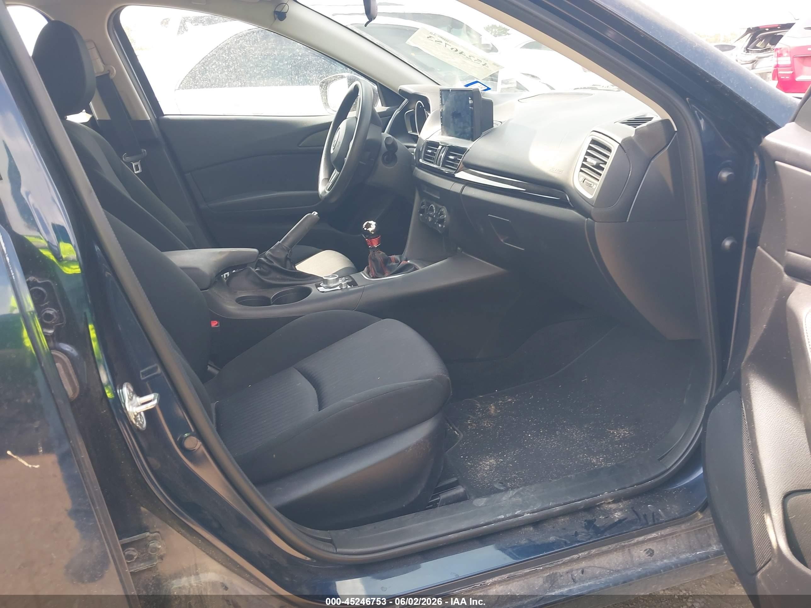 2014 Mazda Mazda3 I Sv Blue vin: JM1BM1T76E1125422