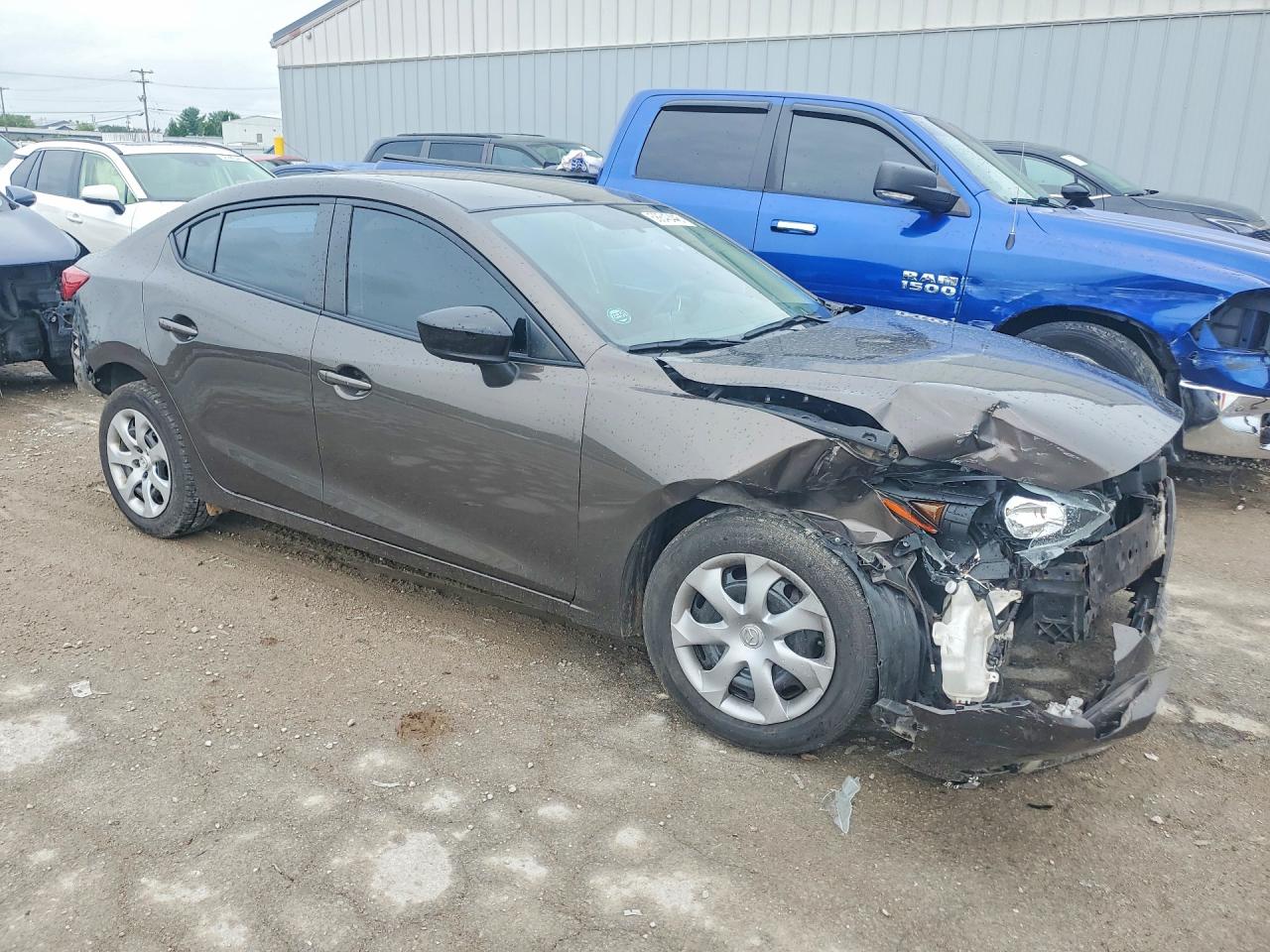 2015 Mazda Mazda 3 Gray vin: JM1BM1T76F1250406