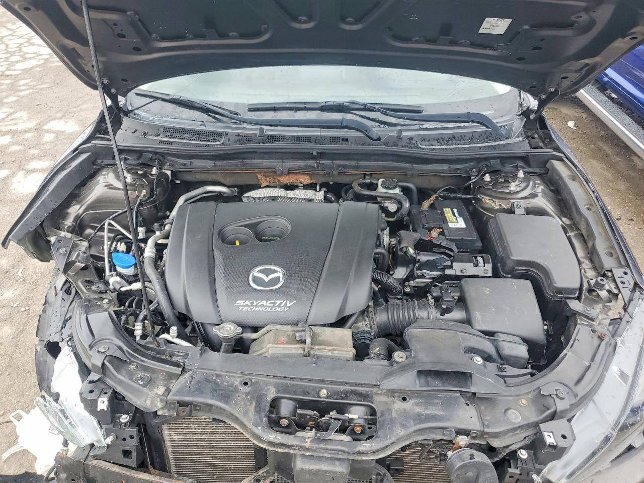 2015 Mazda Mazda 3 Gray vin: JM1BM1T76F1250406