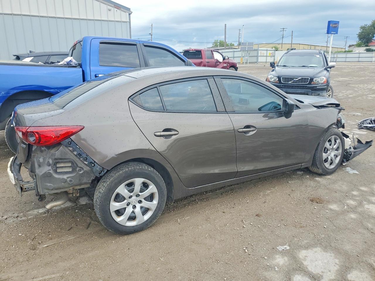 2015 Mazda Mazda 3 Gray vin: JM1BM1T76F1250406