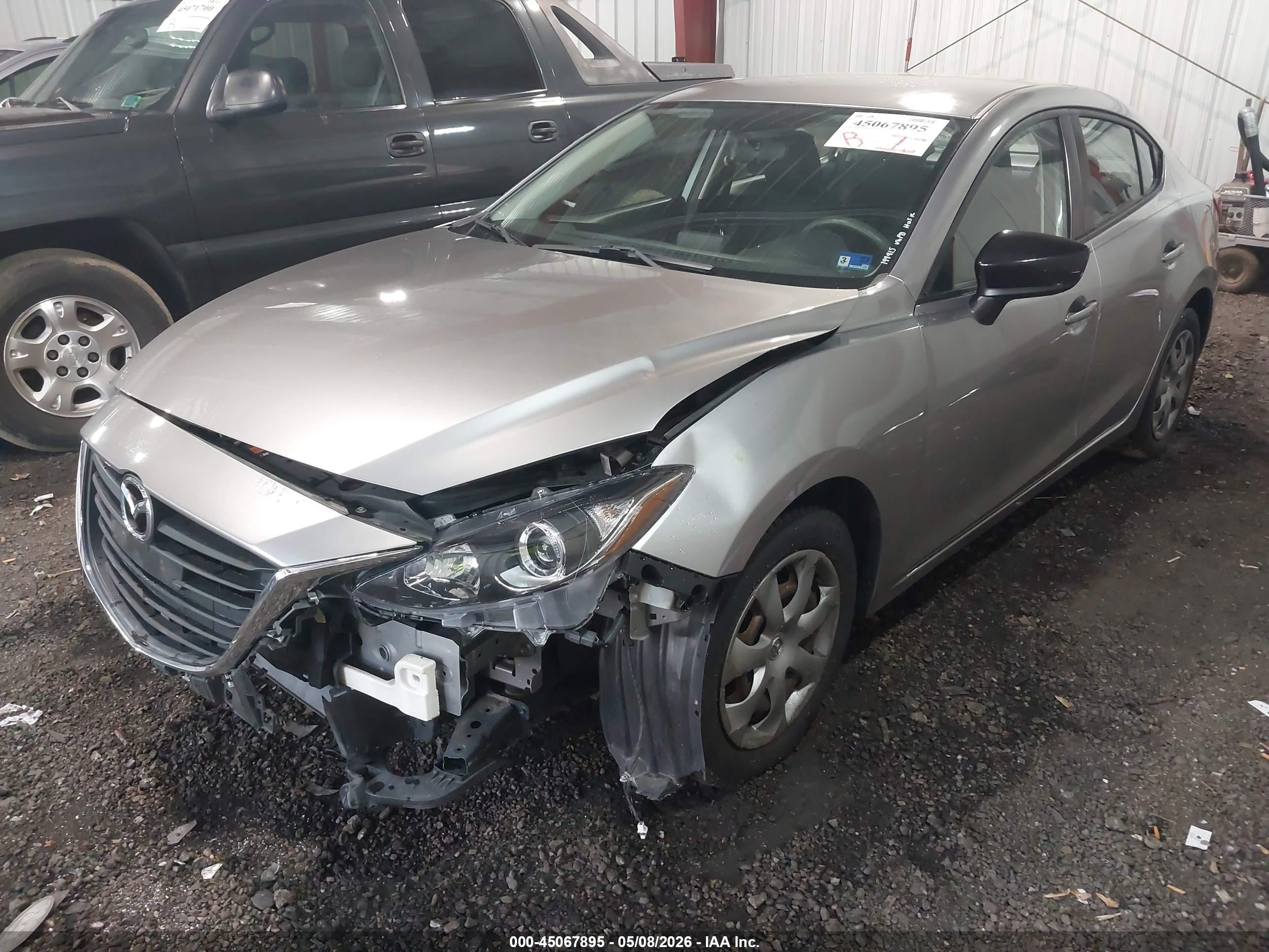 2014 Mazda Mazda3 I Sv Серый vin: JM1BM1T77E1172085