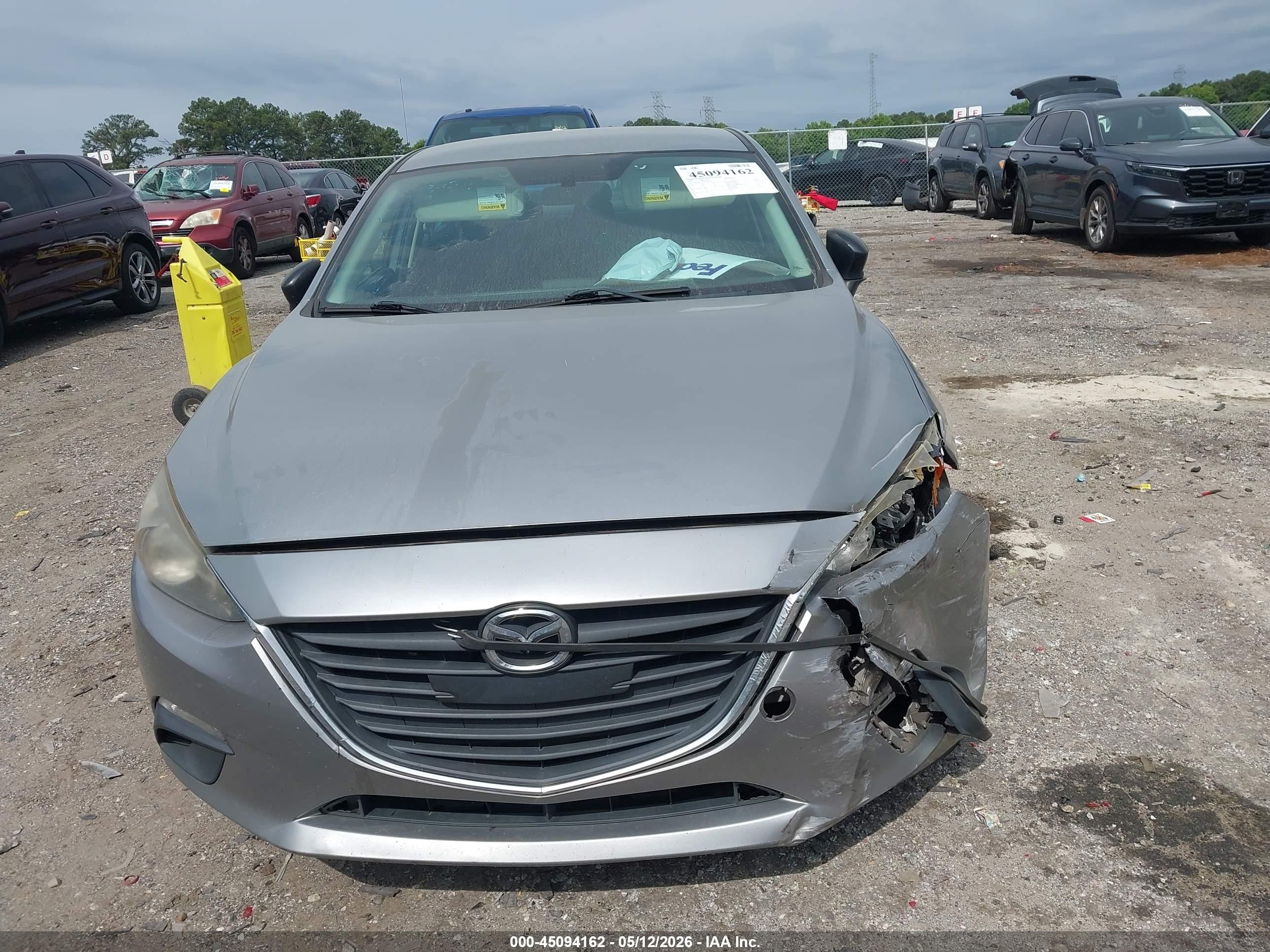 2014 Mazda Mazda3 I Sv Silver vin: JM1BM1T77E1185399
