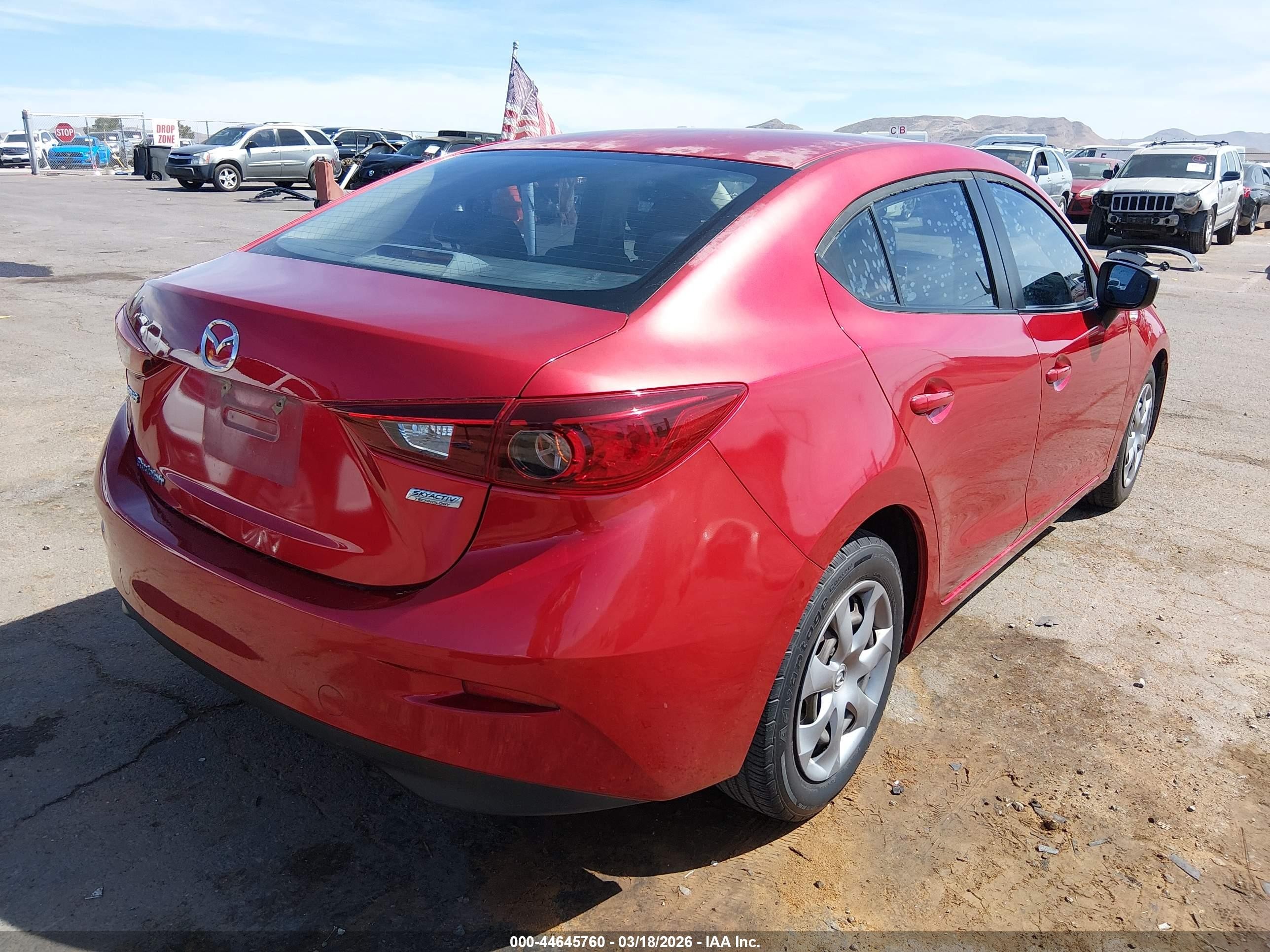 2015 Mazda Mazda3 I Sv Red vin: JM1BM1T77F1231492