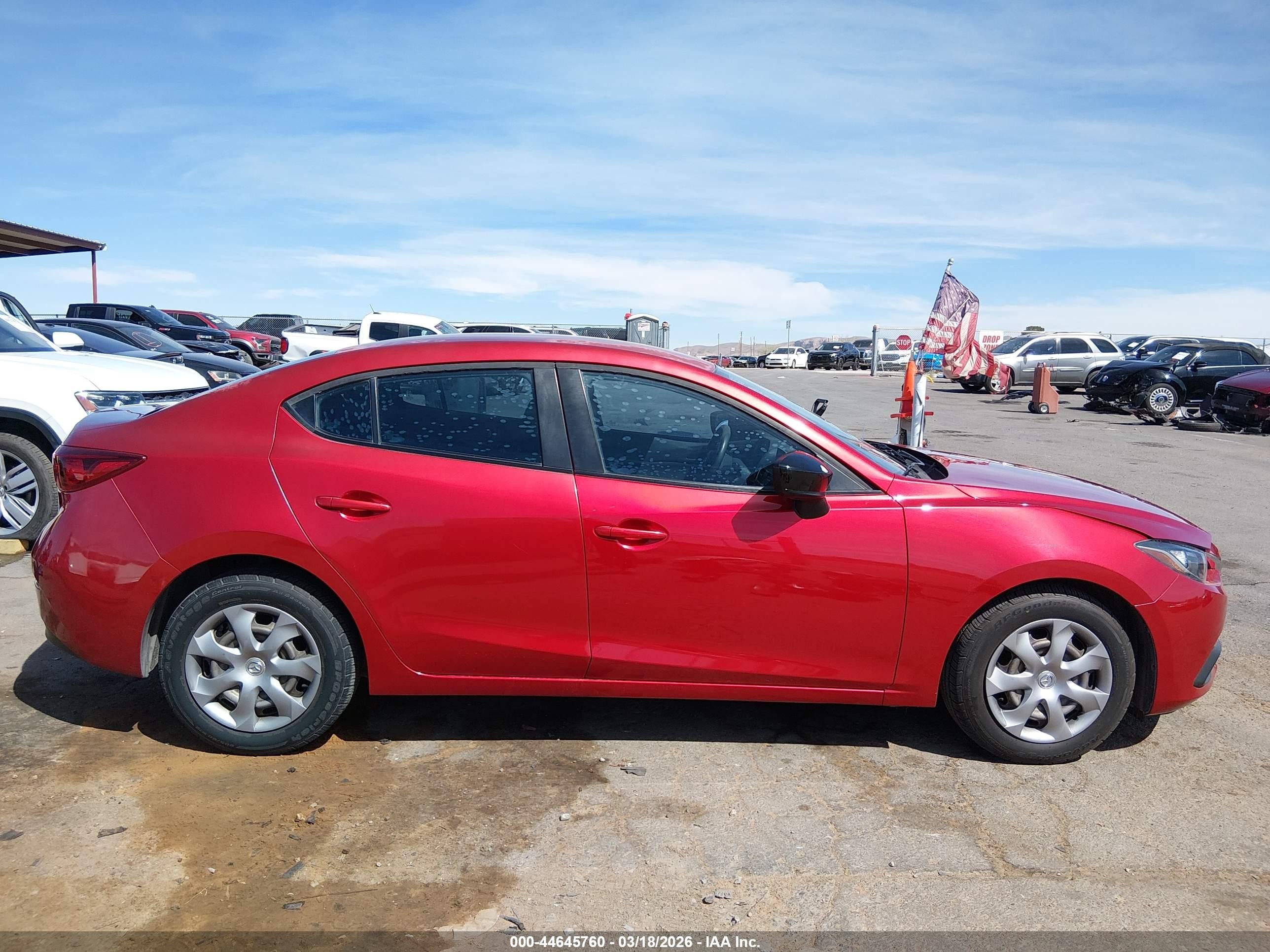 2015 Mazda Mazda3 I Sv Red vin: JM1BM1T77F1231492