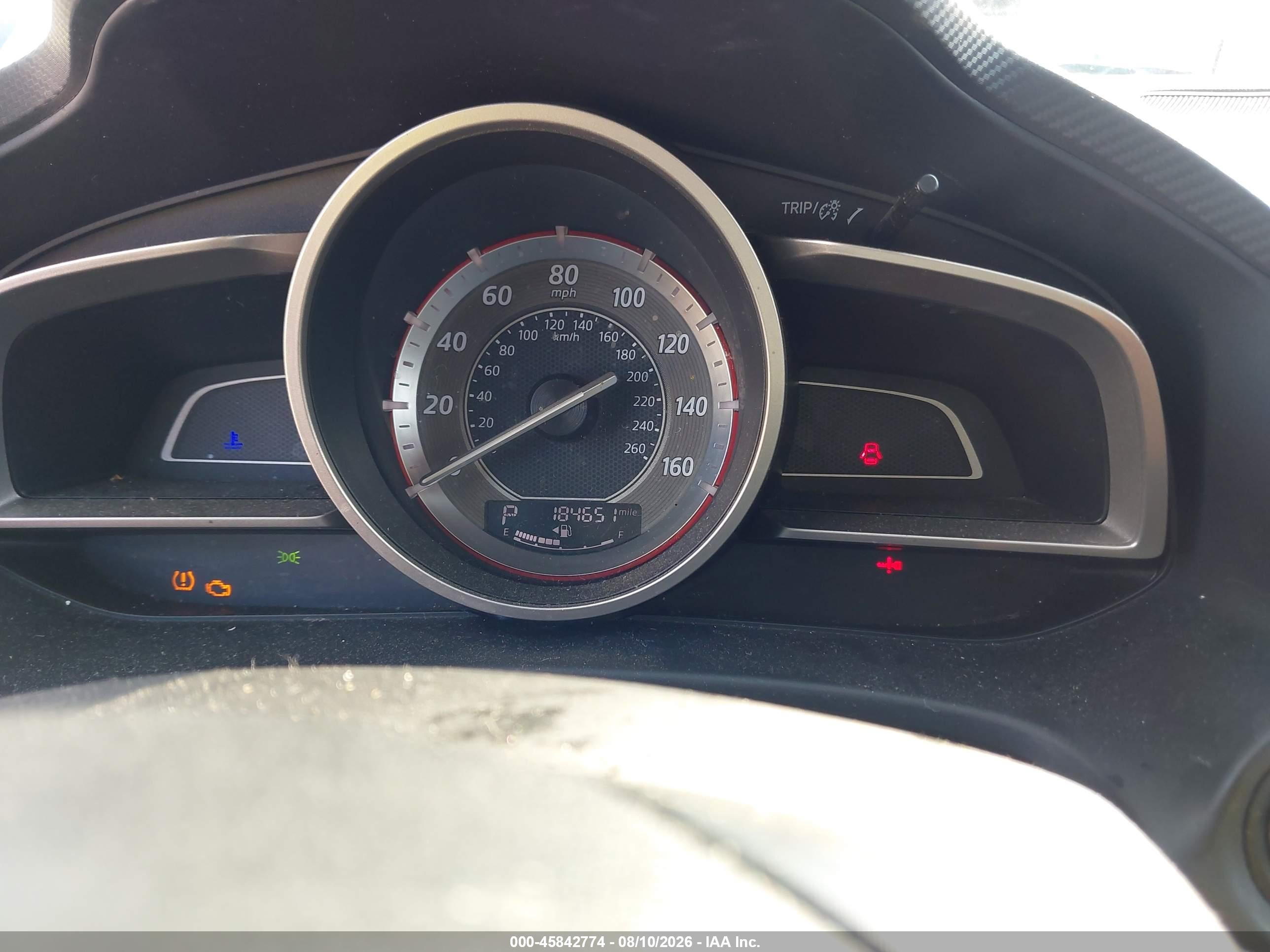 2014 Mazda Mazda3 I Sv White vin: JM1BM1T78E1128340