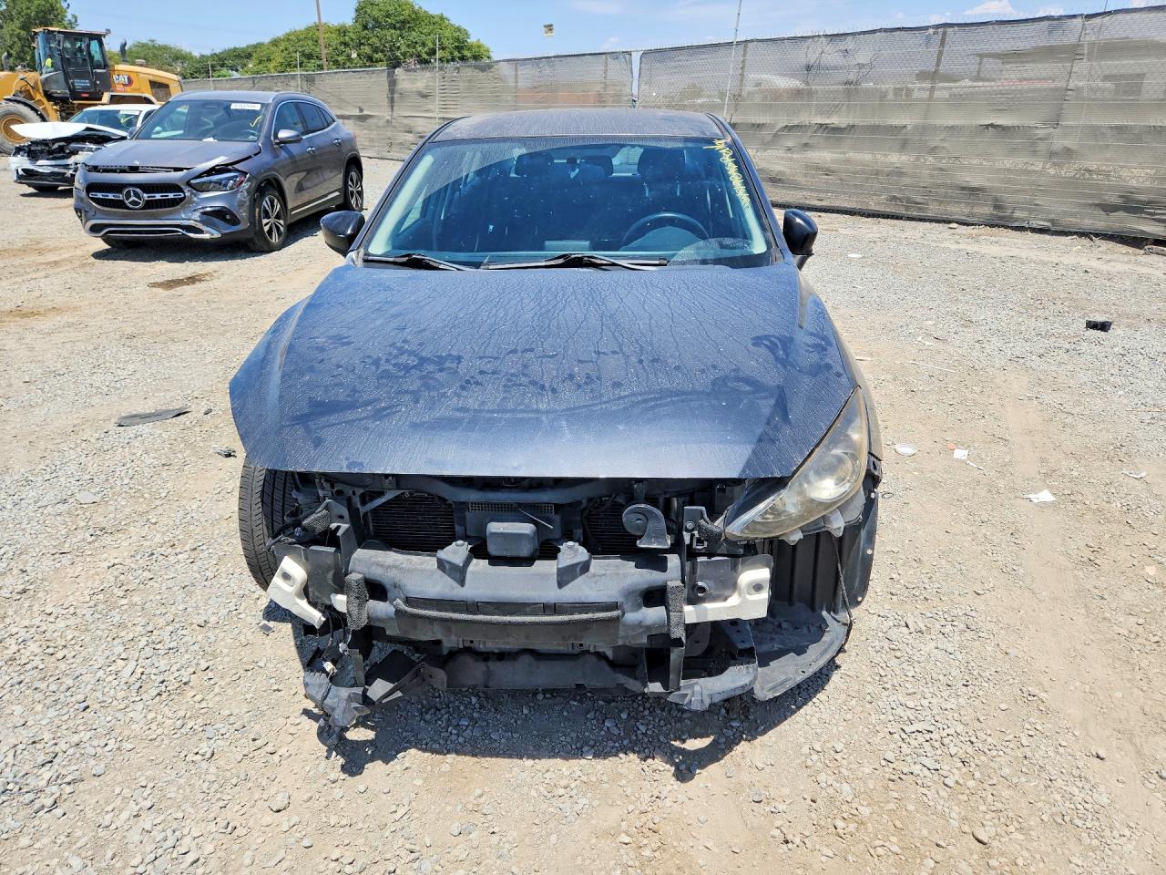 2014 Mazda 3 Sv Gray vin: JM1BM1T78E1214117