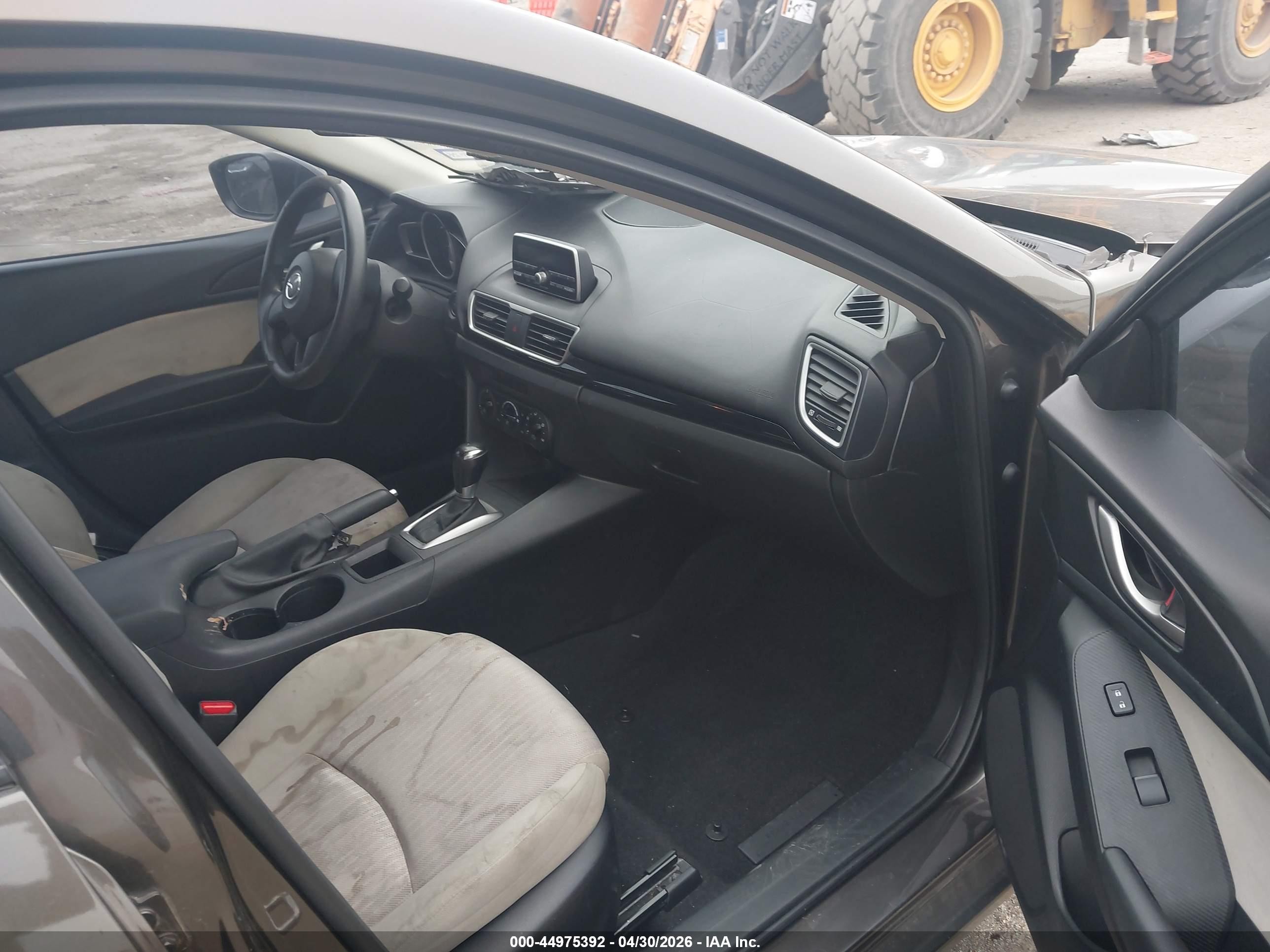 2014 Mazda Mazda3 I Sv Коричневый vin: JM1BM1T79E1167423