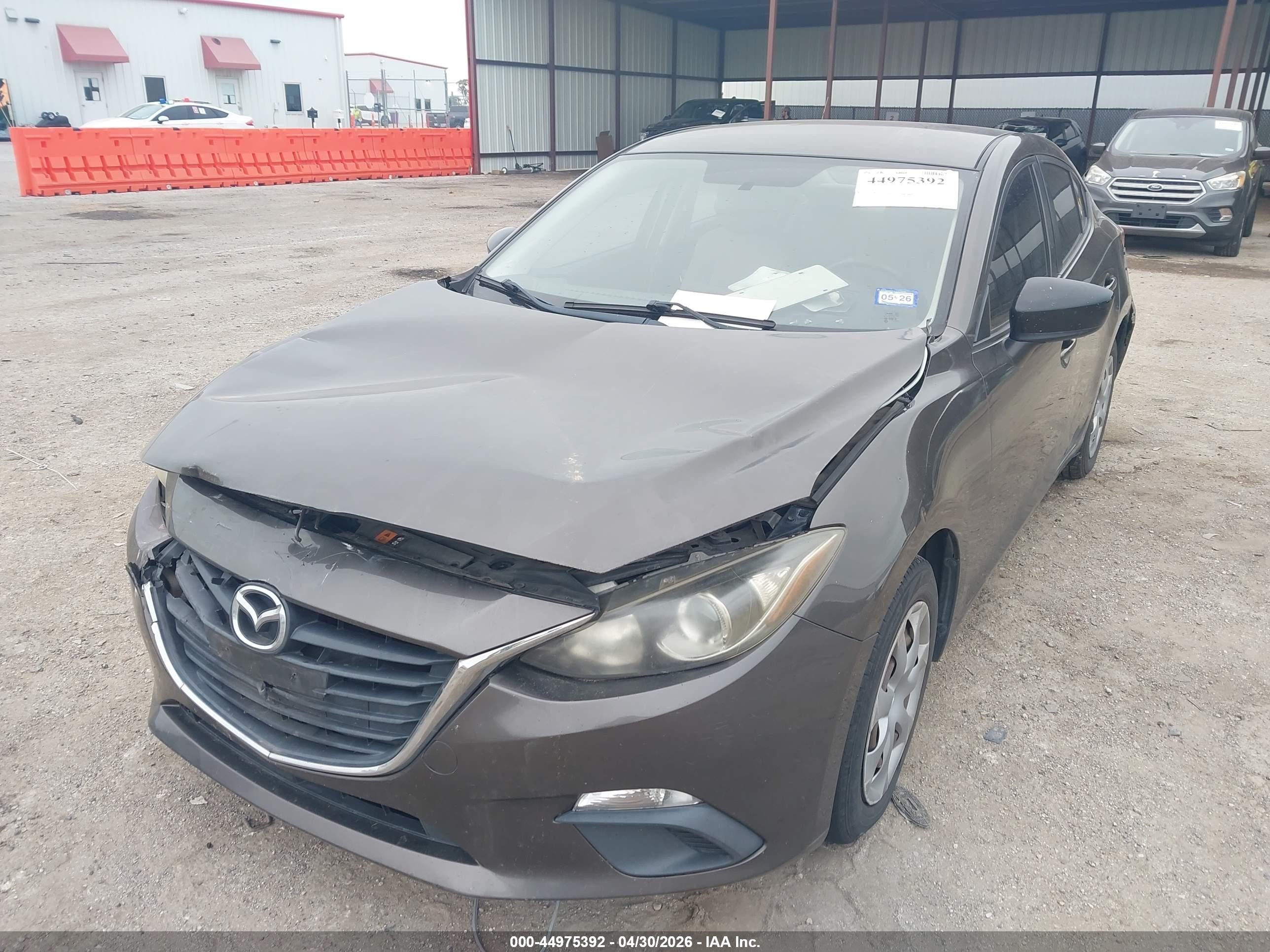 2014 Mazda Mazda3 I Sv Коричневый vin: JM1BM1T79E1167423