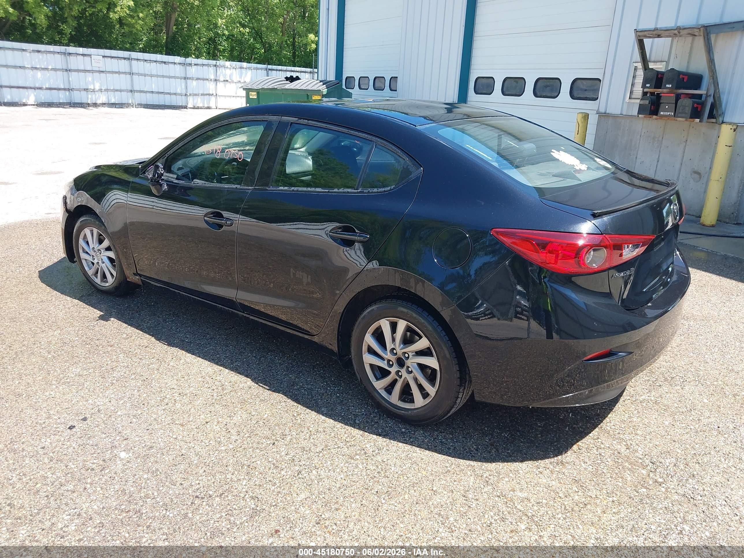 2014 Mazda Mazda3 I Sport Черный vin: JM1BM1U70E1185307