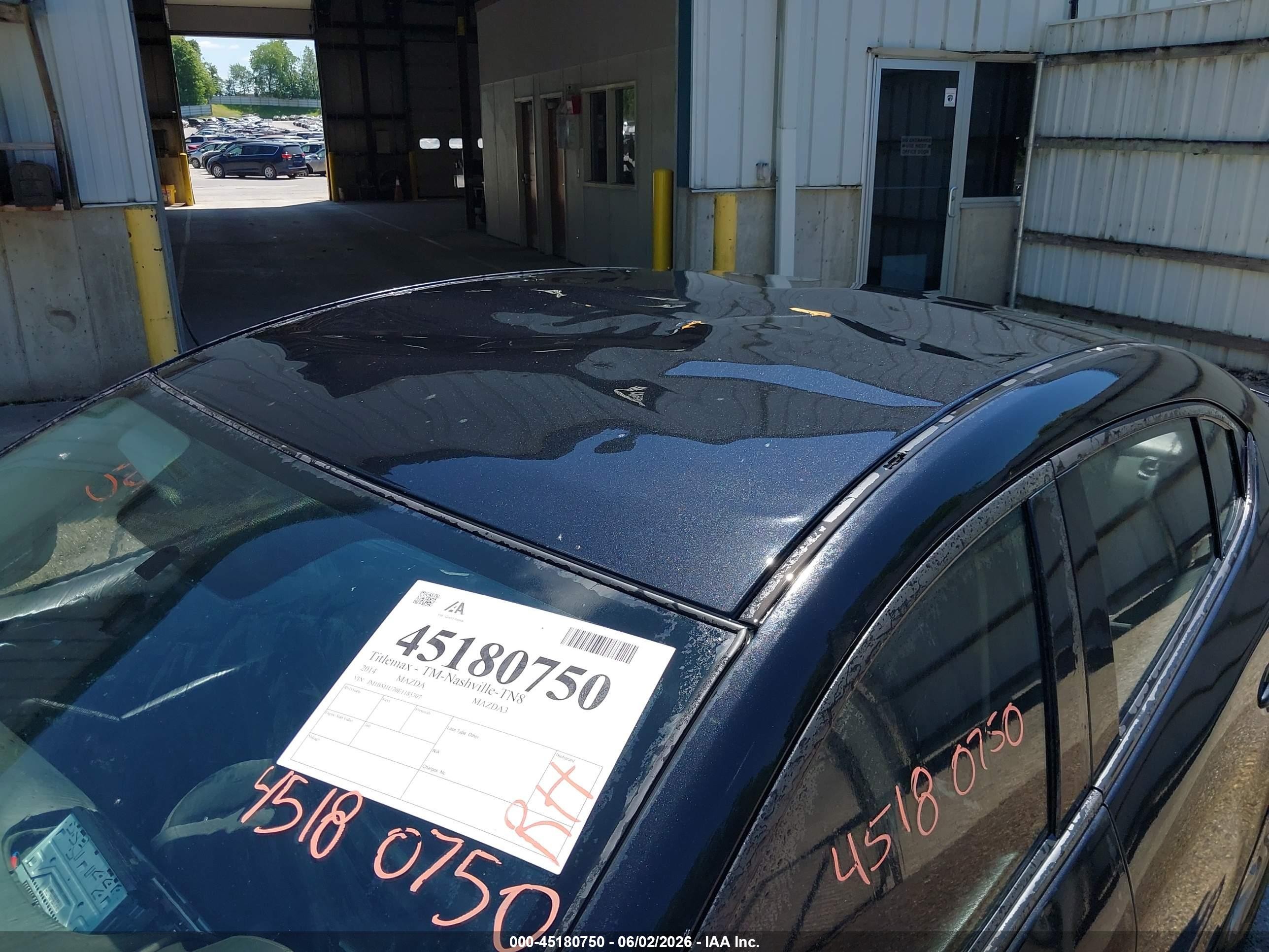 2014 Mazda Mazda3 I Sport Черный vin: JM1BM1U70E1185307