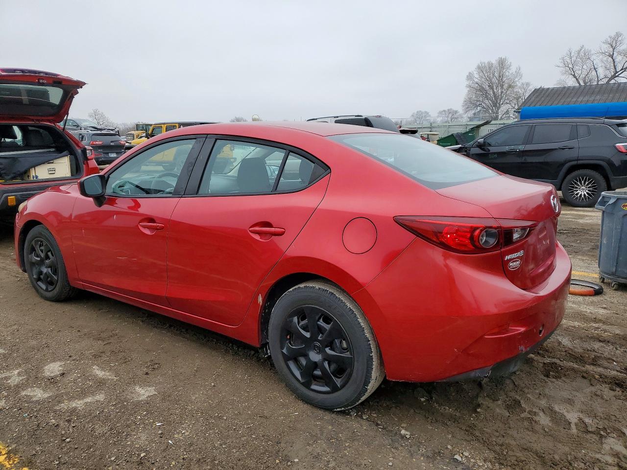 2014 Mazda 3 Sport Red vin: JM1BM1U70E1203370